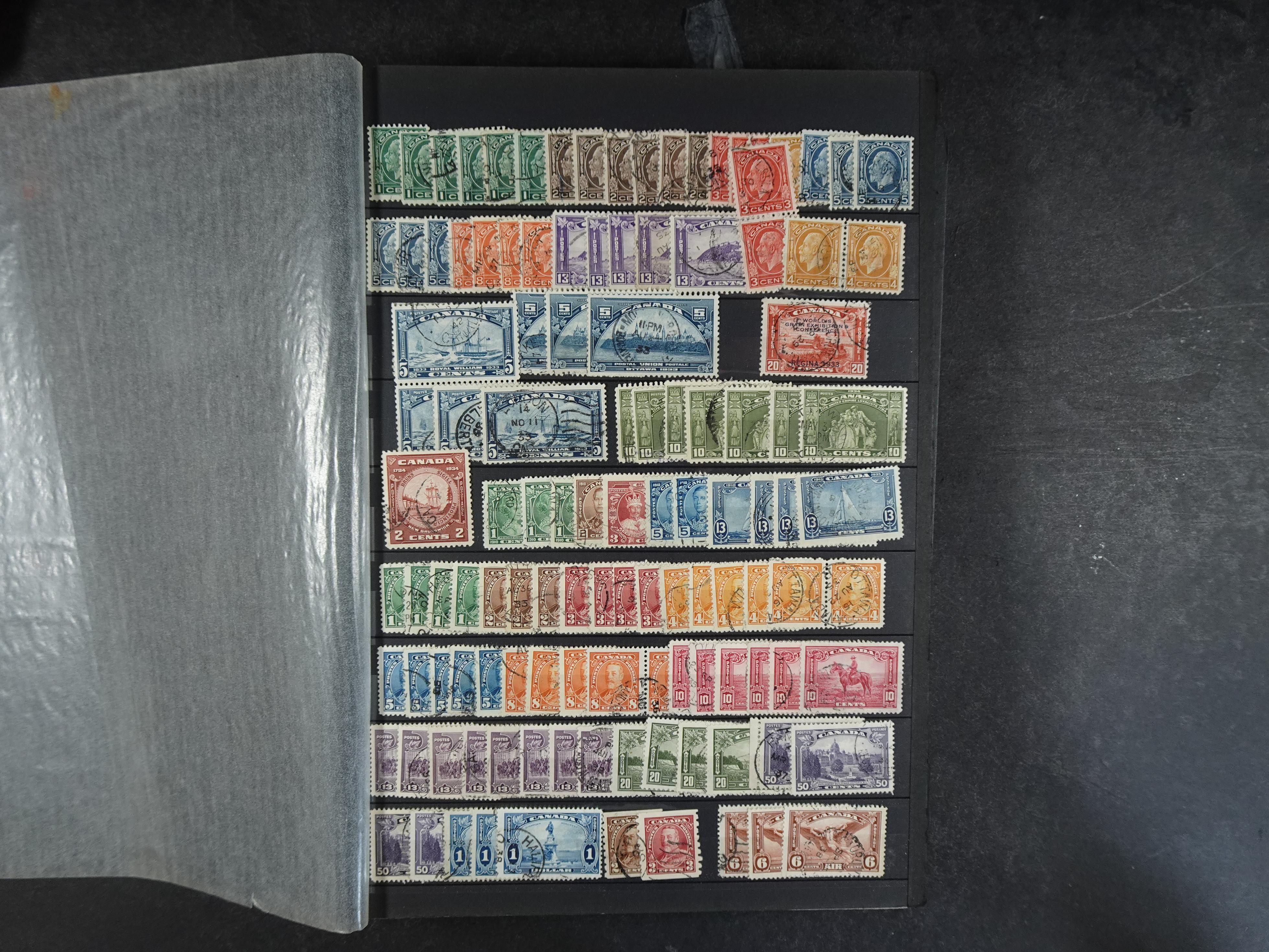 Geweldig fundgrube Britse gebieden met zeer veel bijzondere stempels en zeer fraai canada en ST. Helena. 117