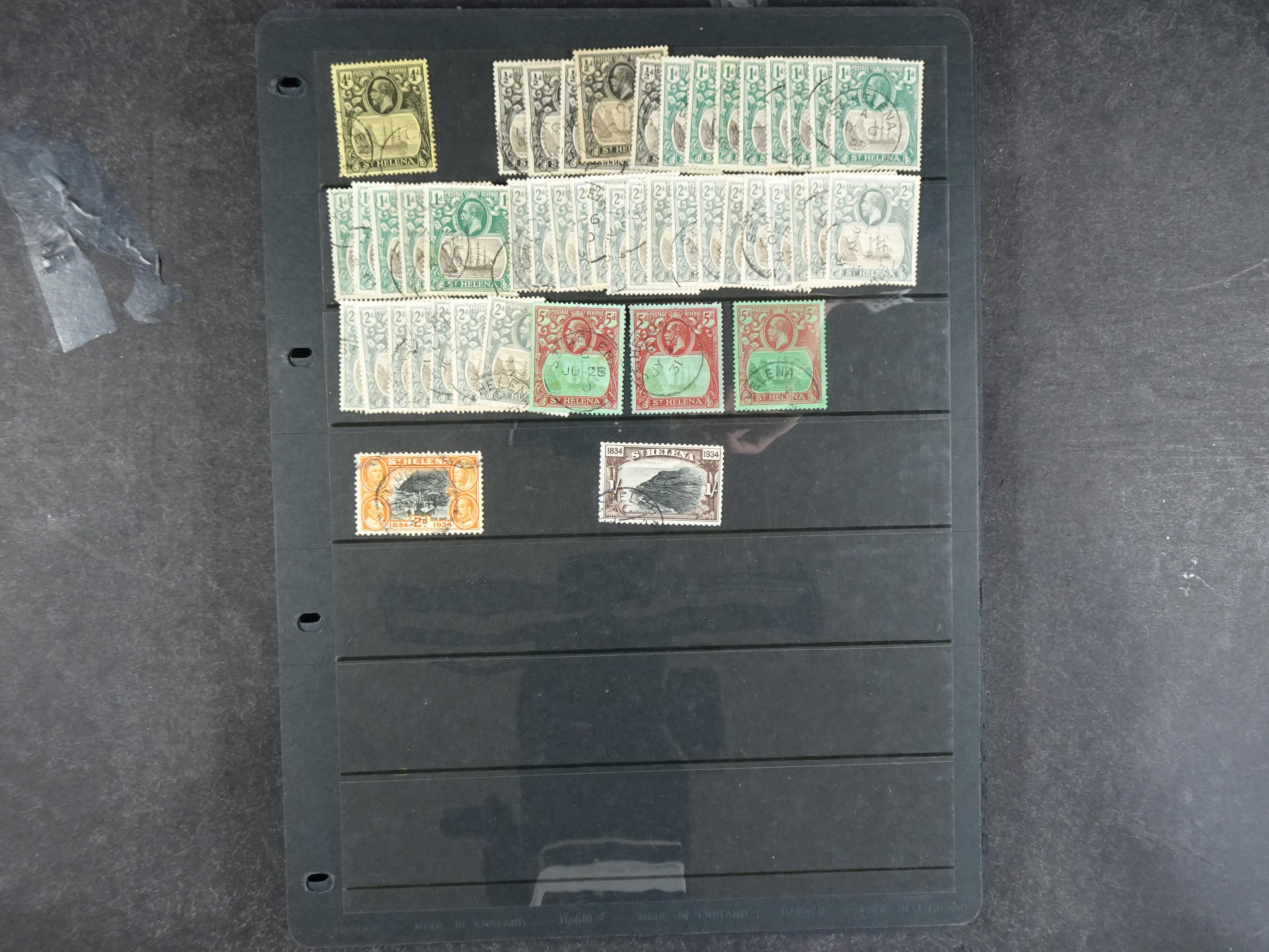 Geweldig fundgrube Britse gebieden met zeer veel bijzondere stempels en zeer fraai canada en ST. Helena. 154
