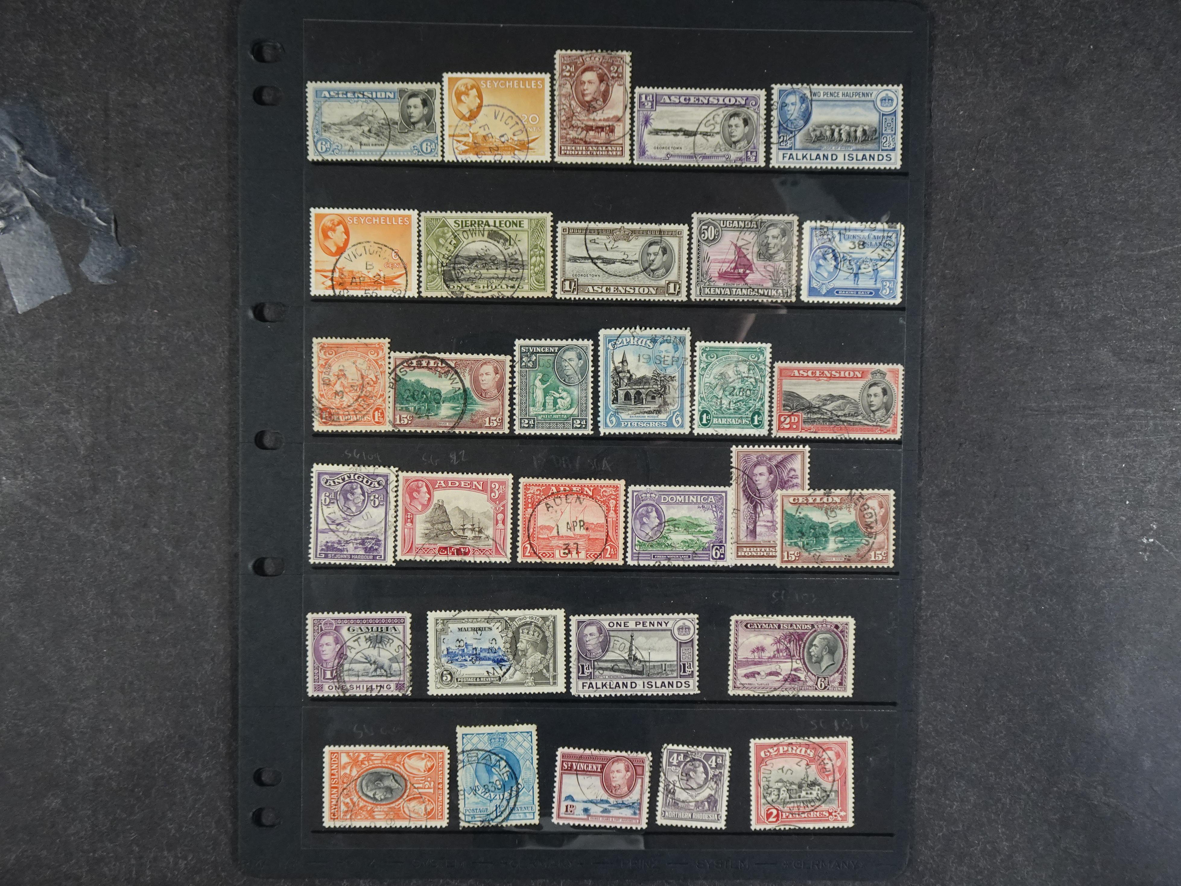 Geweldig fundgrube Britse gebieden met zeer veel bijzondere stempels en zeer fraai canada en ST. Helena. 176