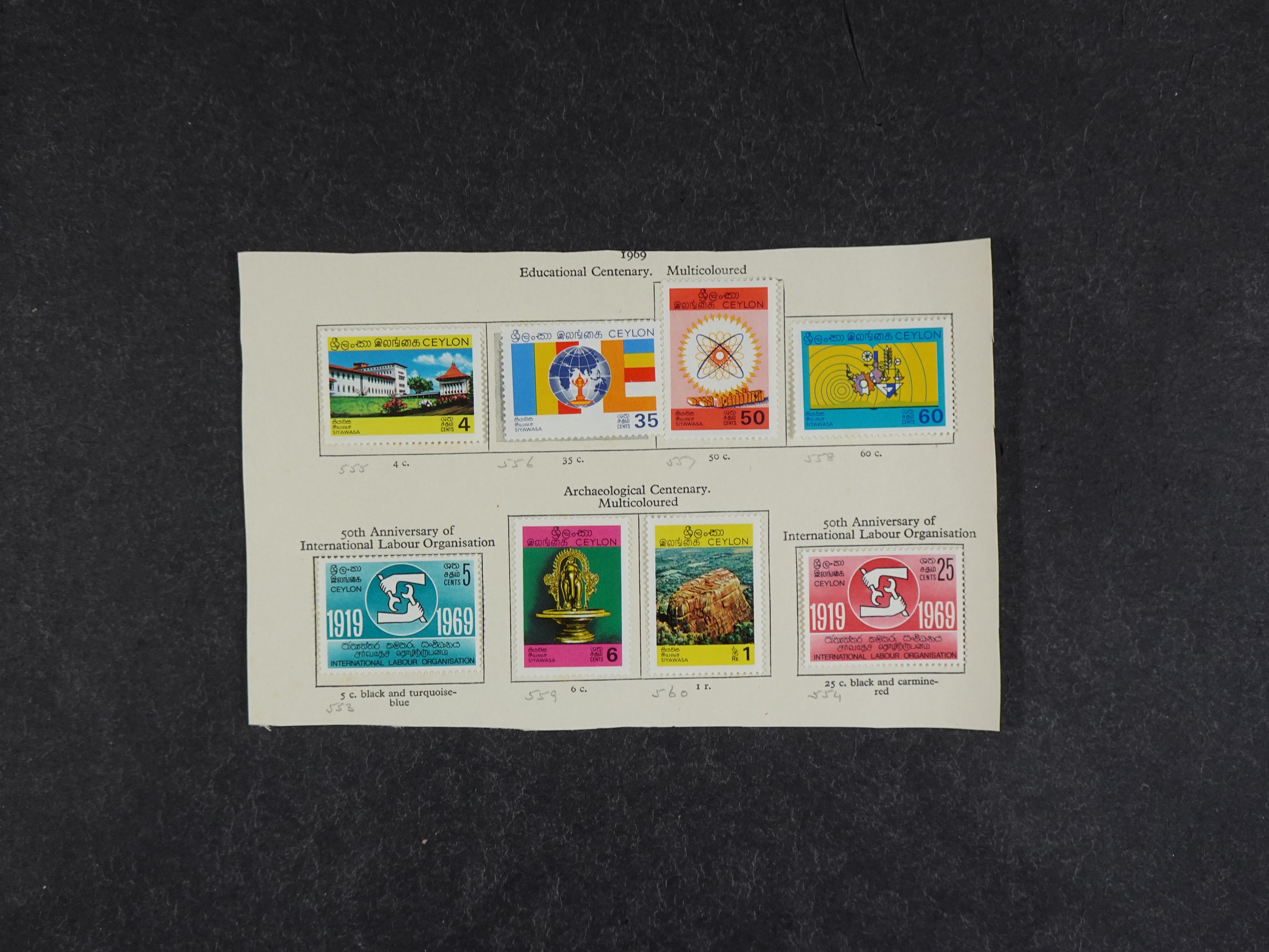 Geweldig fundgrube Britse gebieden met zeer veel bijzondere stempels en zeer fraai canada en ST. Helena. 180