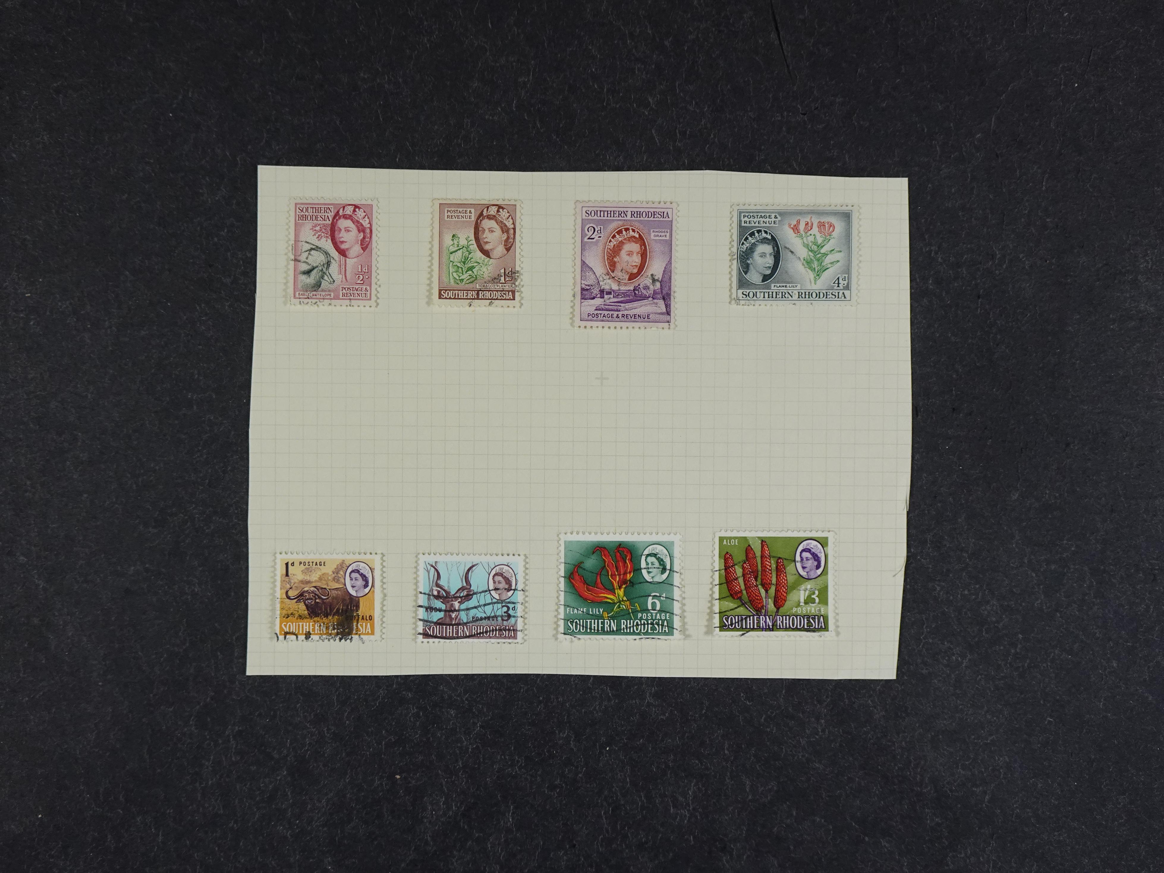 Geweldig fundgrube Britse gebieden met zeer veel bijzondere stempels en zeer fraai canada en ST. Helena. 184