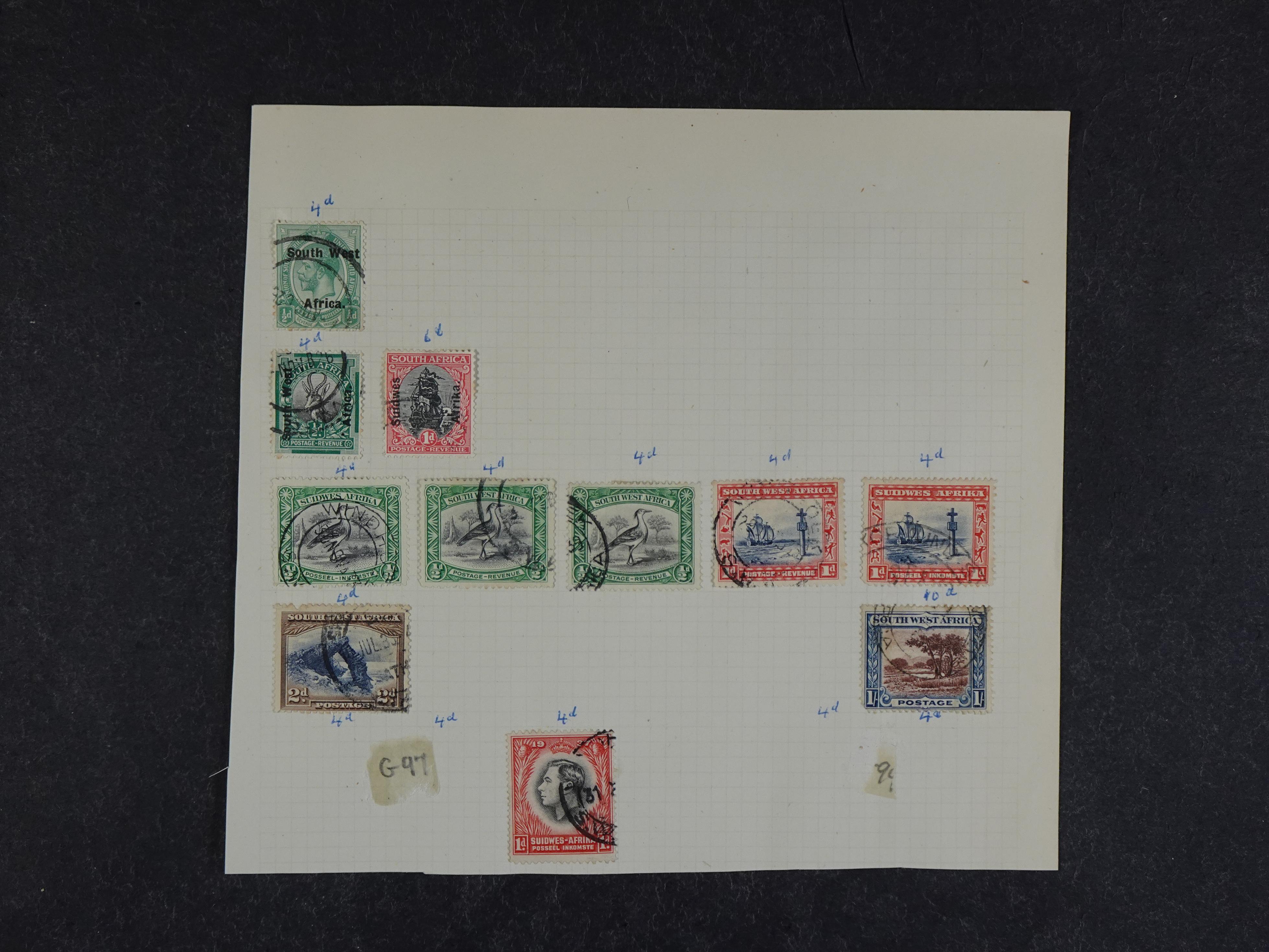 Geweldig fundgrube Britse gebieden met zeer veel bijzondere stempels en zeer fraai canada en ST. Helena. 189