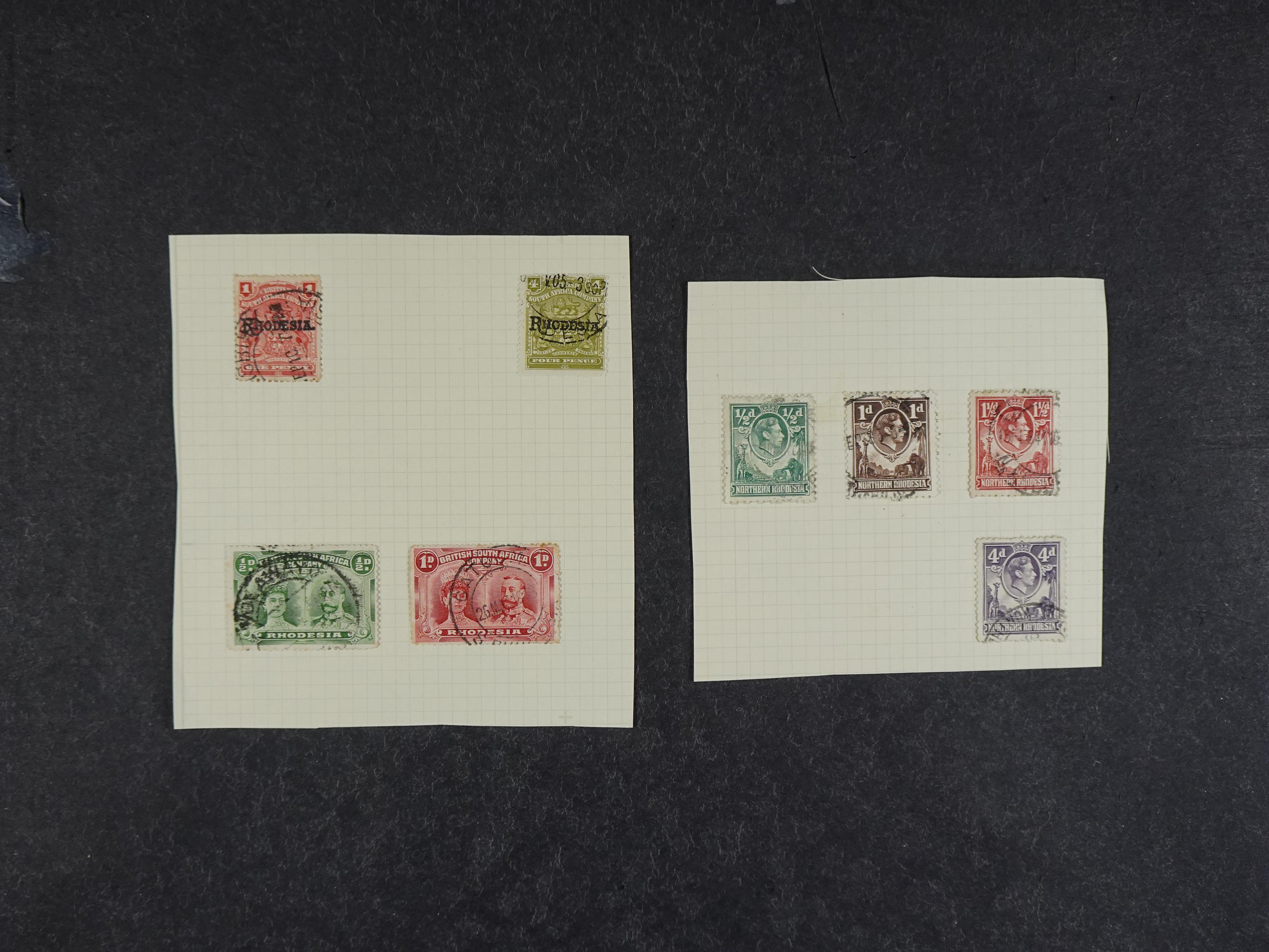 Geweldig fundgrube Britse gebieden met zeer veel bijzondere stempels en zeer fraai canada en ST. Helena. 244