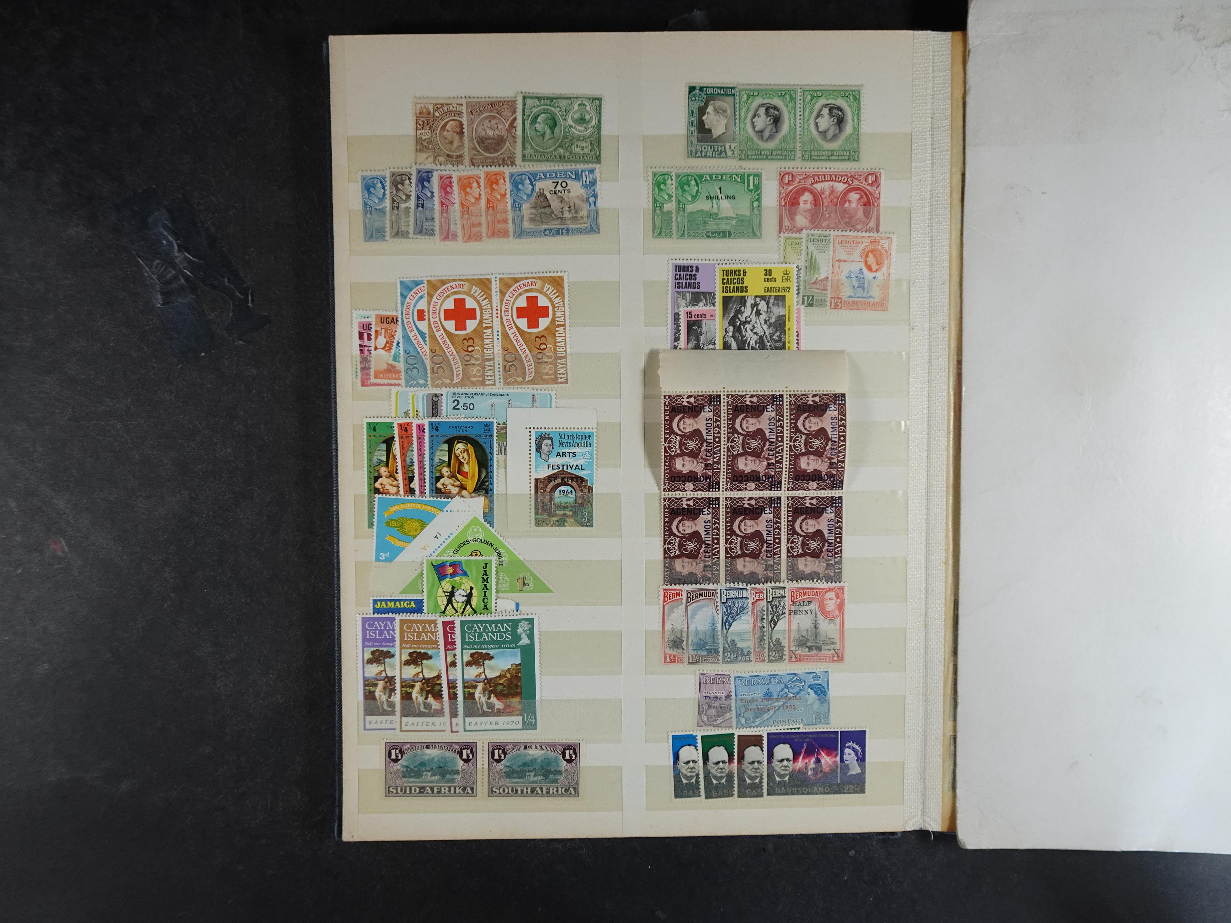 Prachtige stock veel George VI en Elizabeth II.
1e plakker, zeer veel complete series.
Mooi materiaal. 6