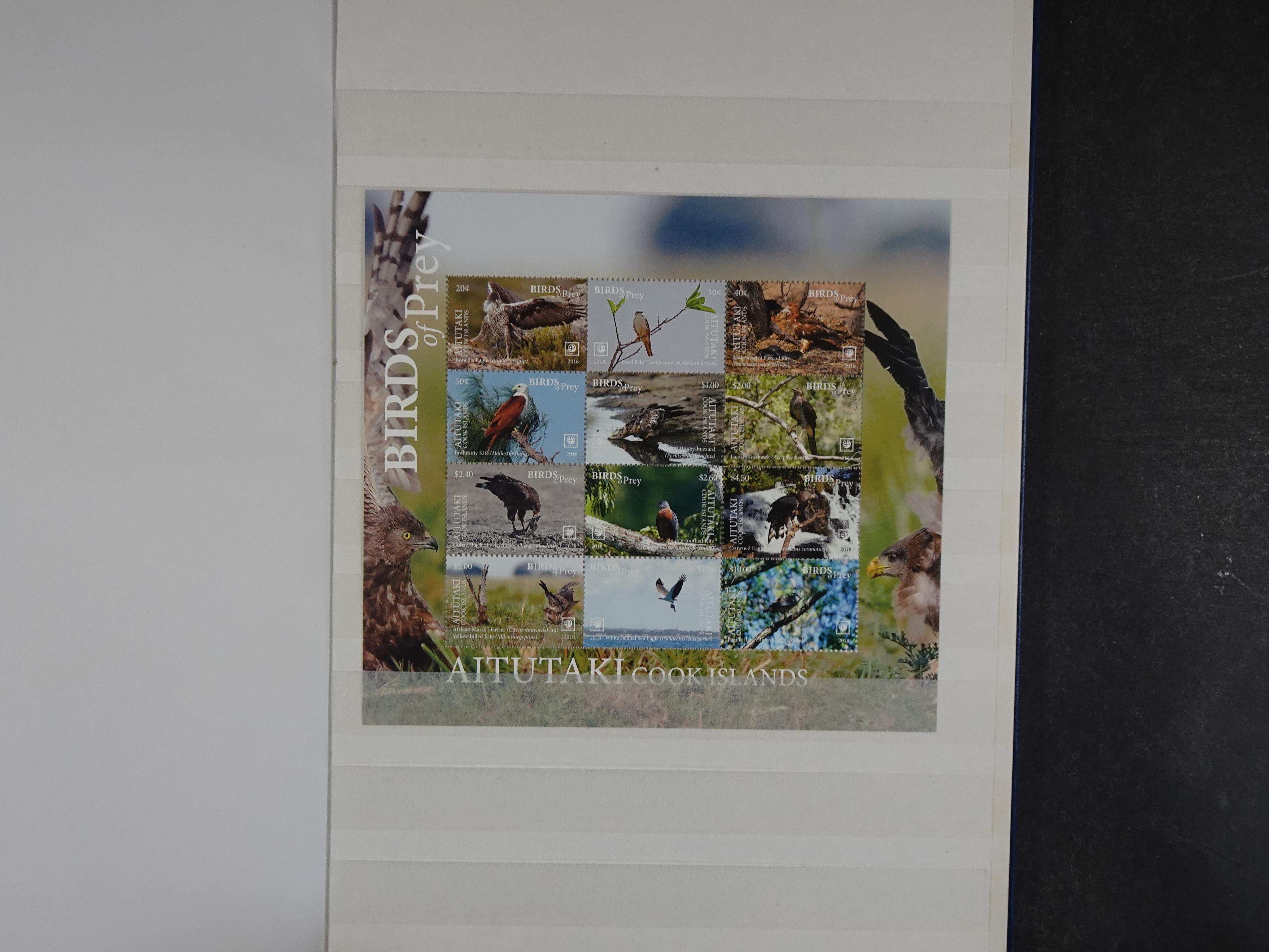 Mooie partij blokken 
Cook Island.
Roof vogels.
Leuke waarde. 12