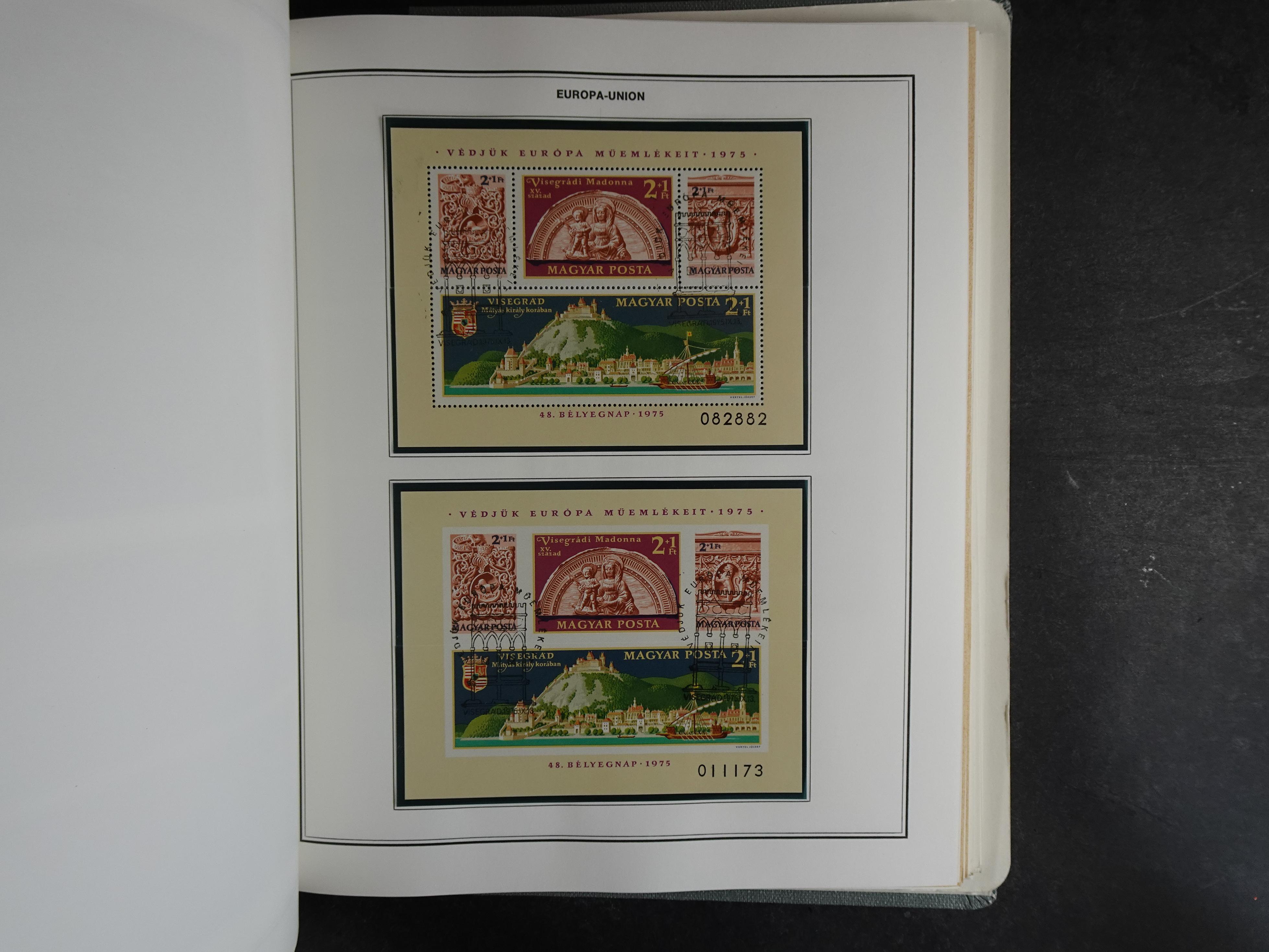 Ook meelopers, etc.
Zowel gestempeld als postfris.
Ca € 5500.- 
Cat waarde. 54