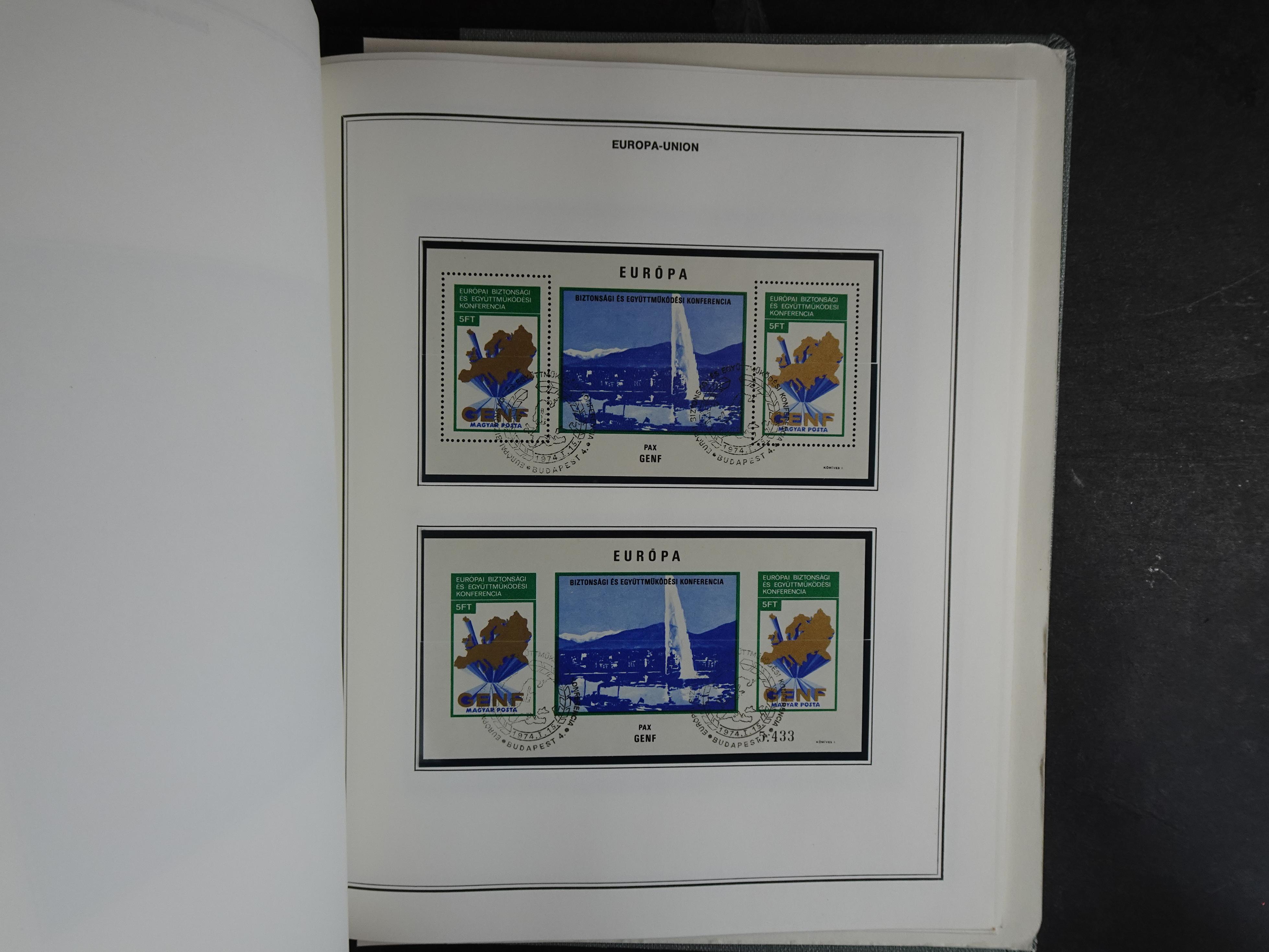 Ook meelopers, etc.
Zowel gestempeld als postfris.
Ca € 5500.- 
Cat waarde. 90