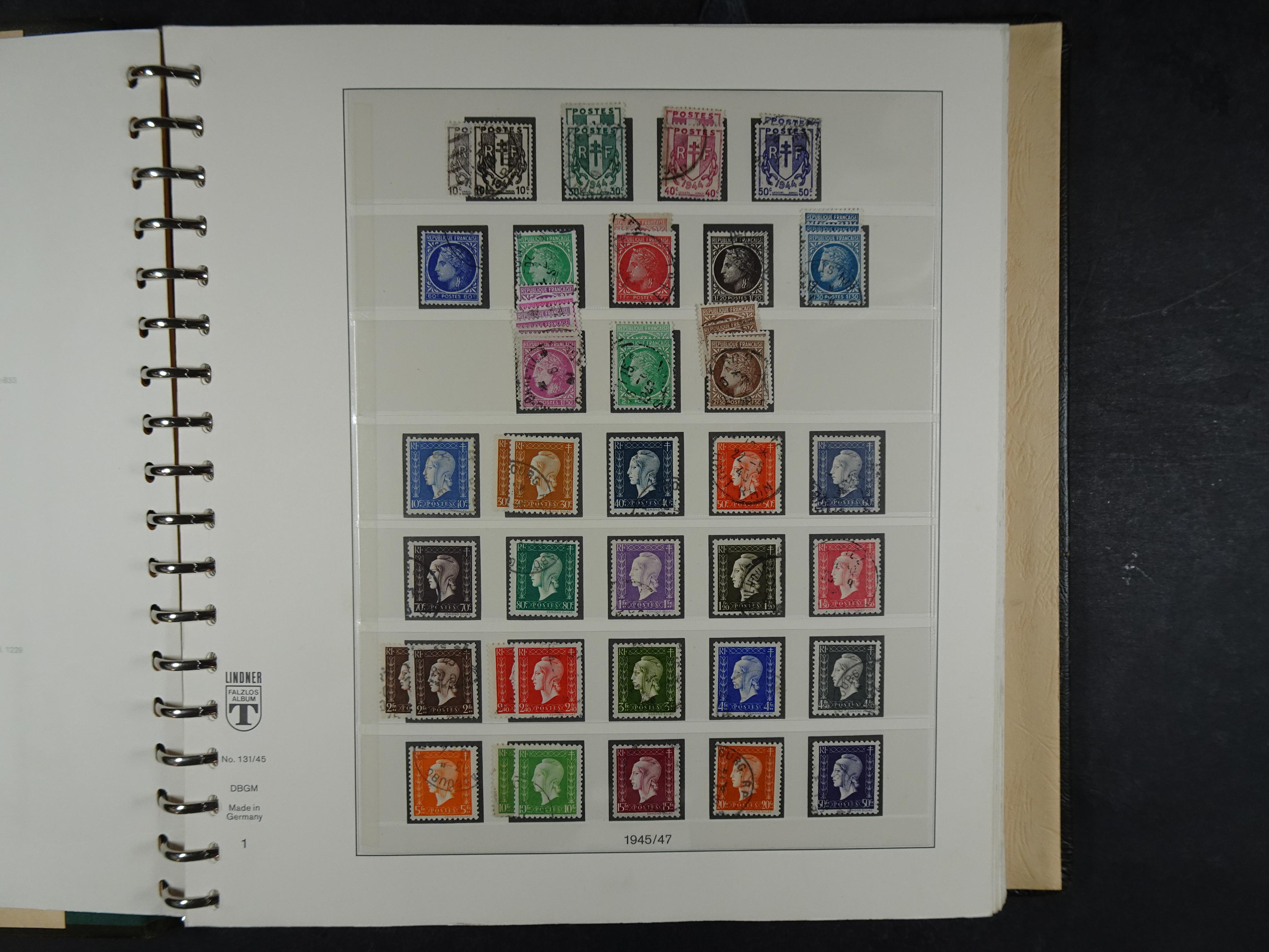 Mooie verzameling 1945 - 1959 met back of the book.