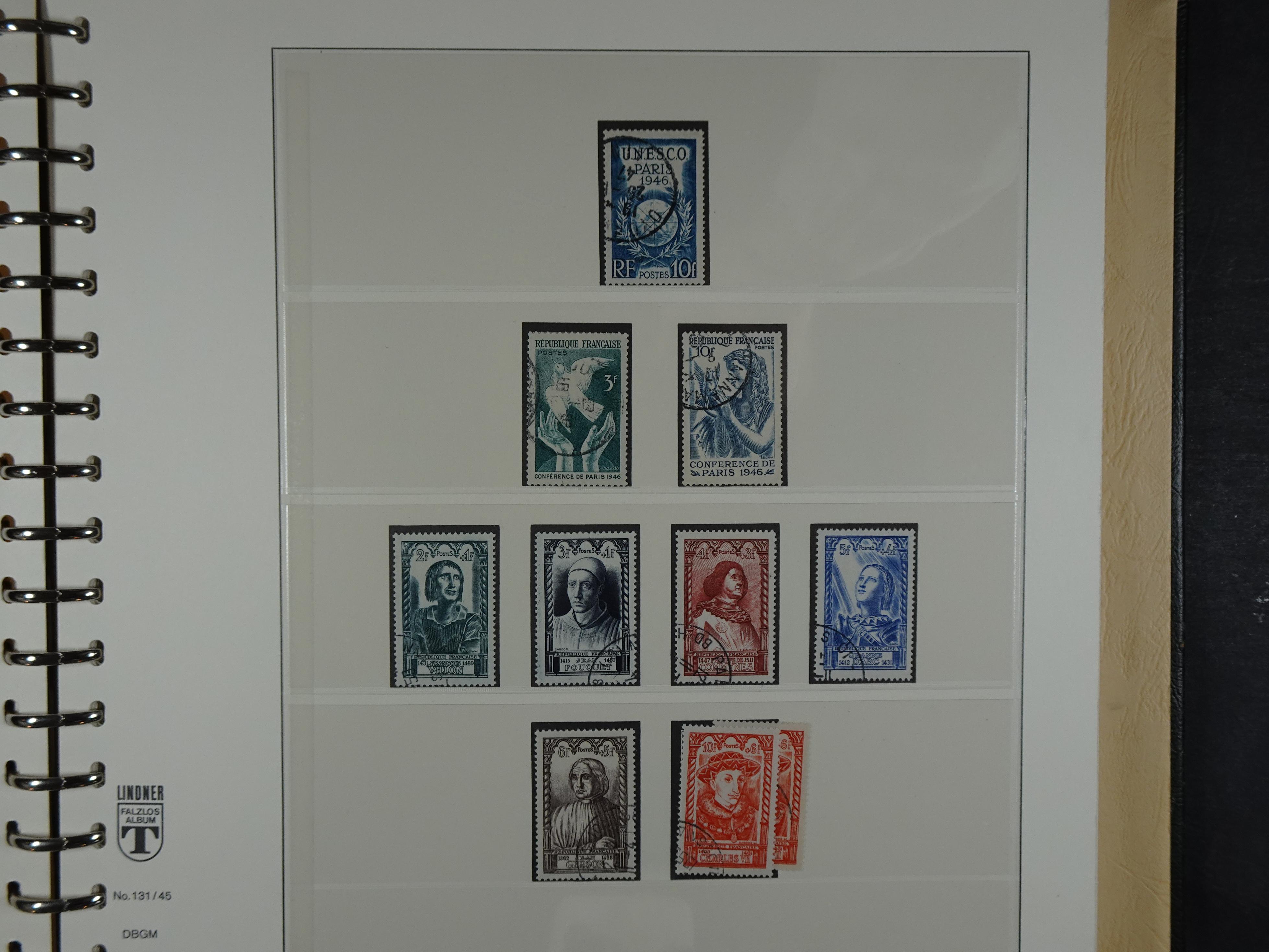 Mooie verzameling 1945 - 1959 met back of the book. 7