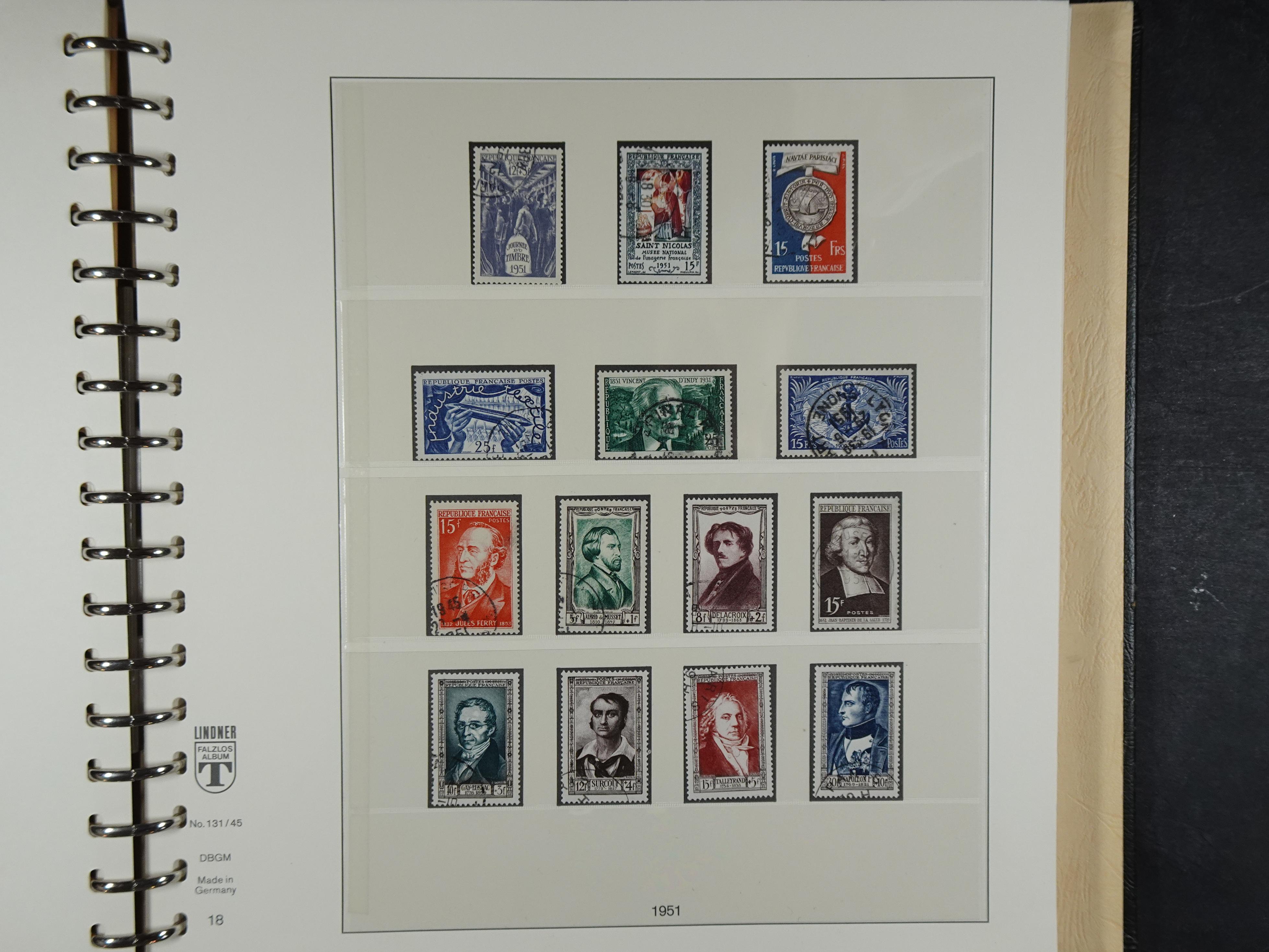 Mooie verzameling 1945 - 1959 met back of the book. 18