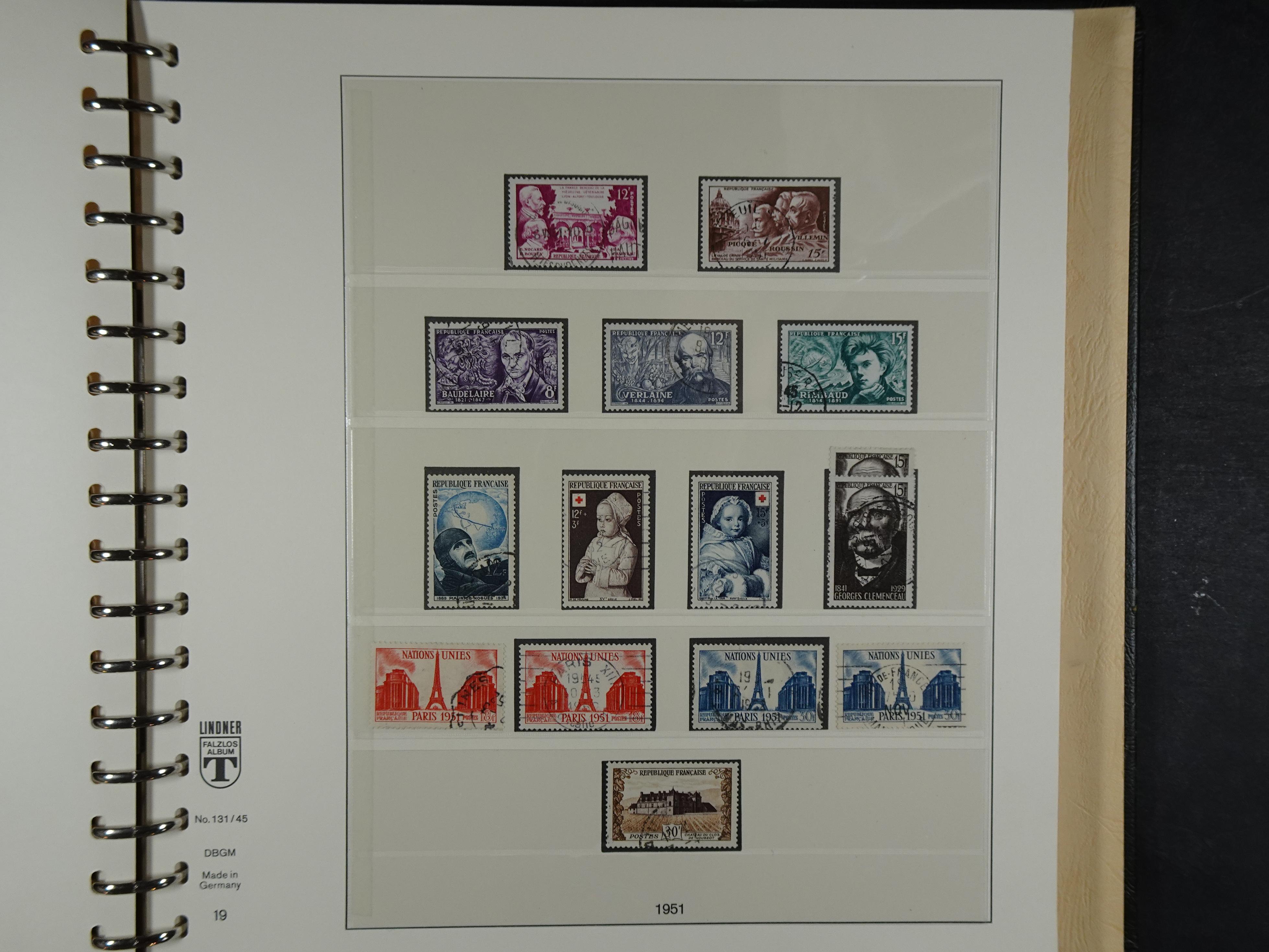 Mooie verzameling 1945 - 1959 met back of the book. 19