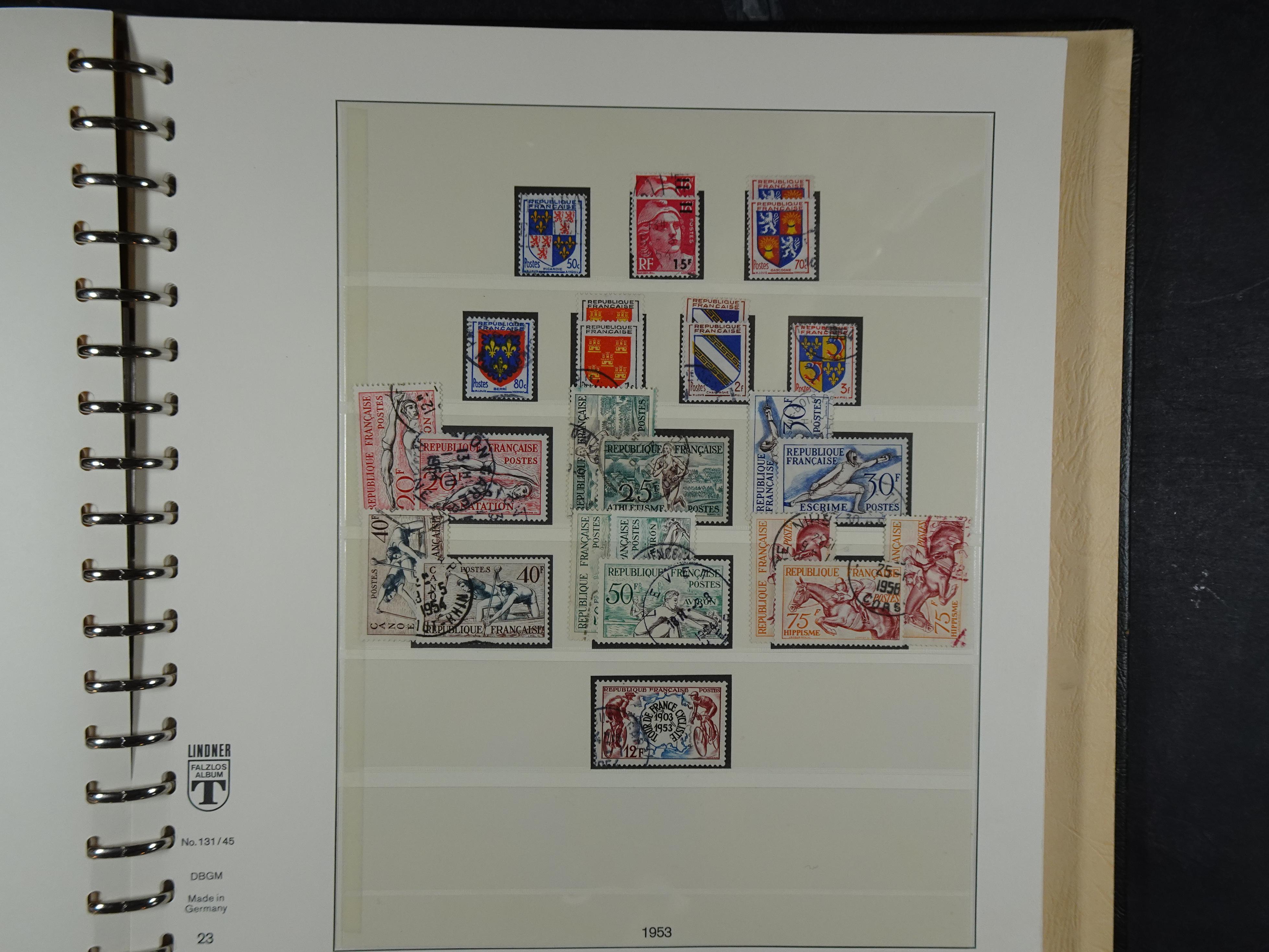 Mooie verzameling 1945 - 1959 met back of the book. 23