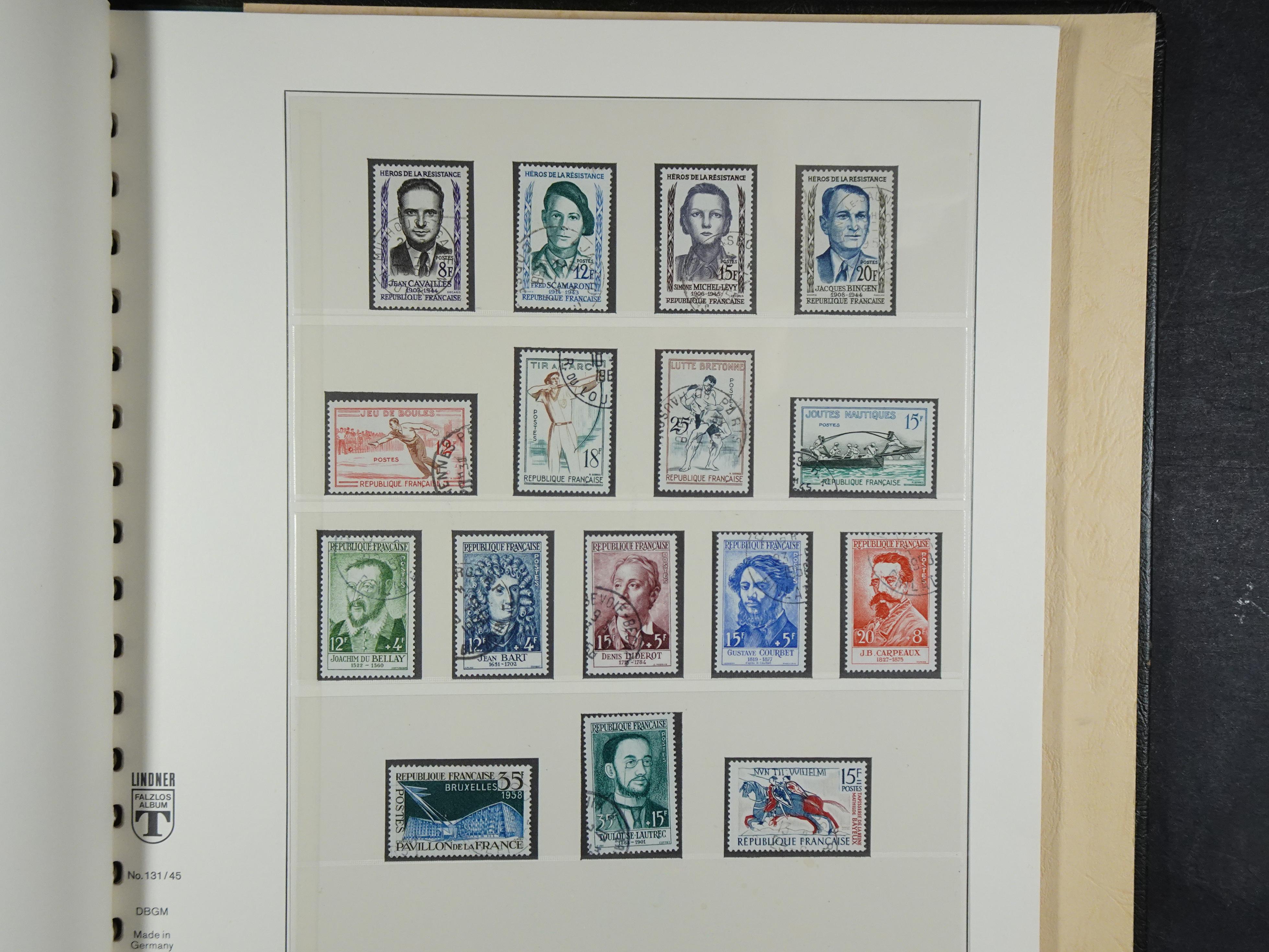 Mooie verzameling 1945 - 1959 met back of the book. 38