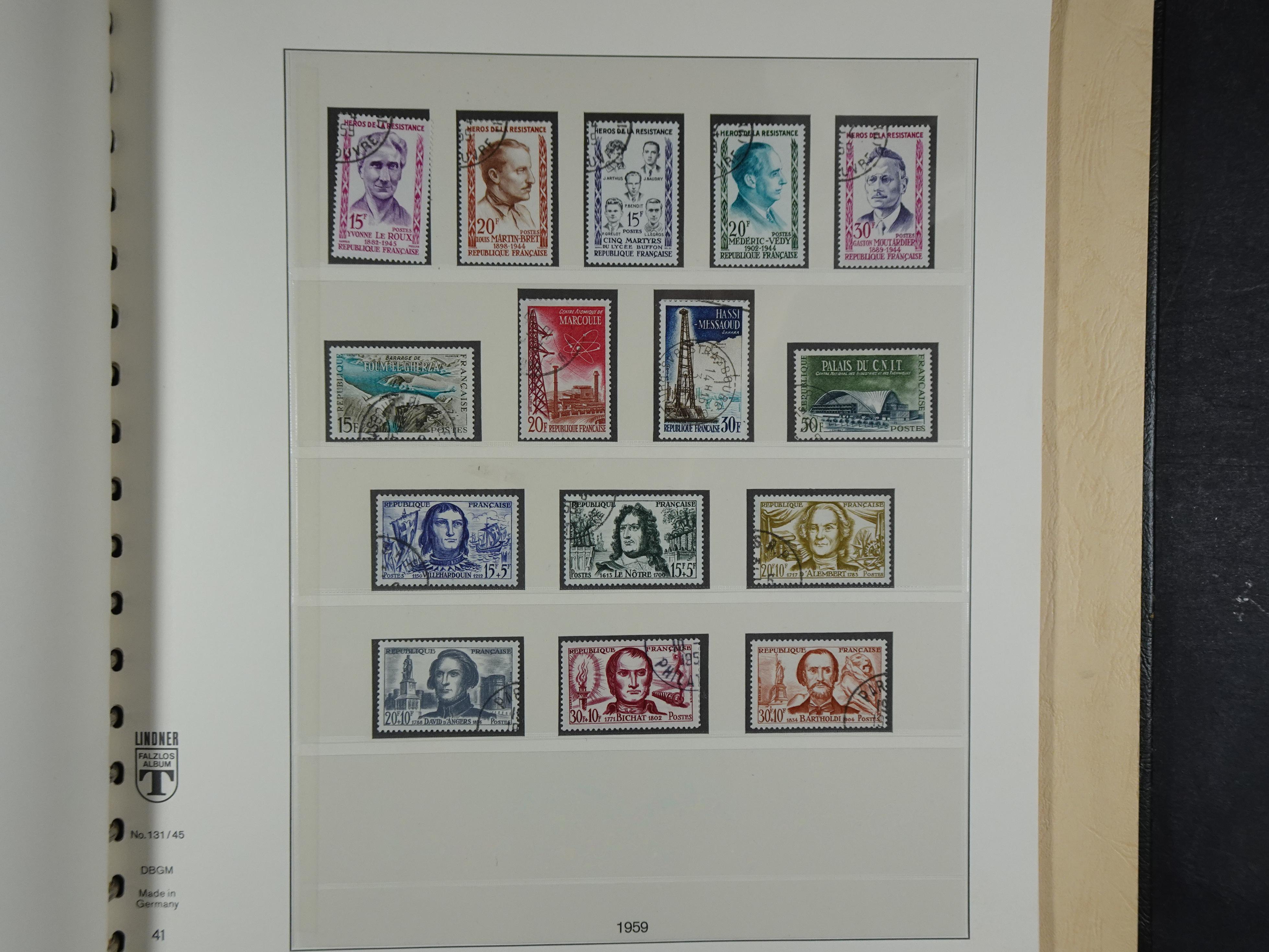 Mooie verzameling 1945 - 1959 met back of the book. 41