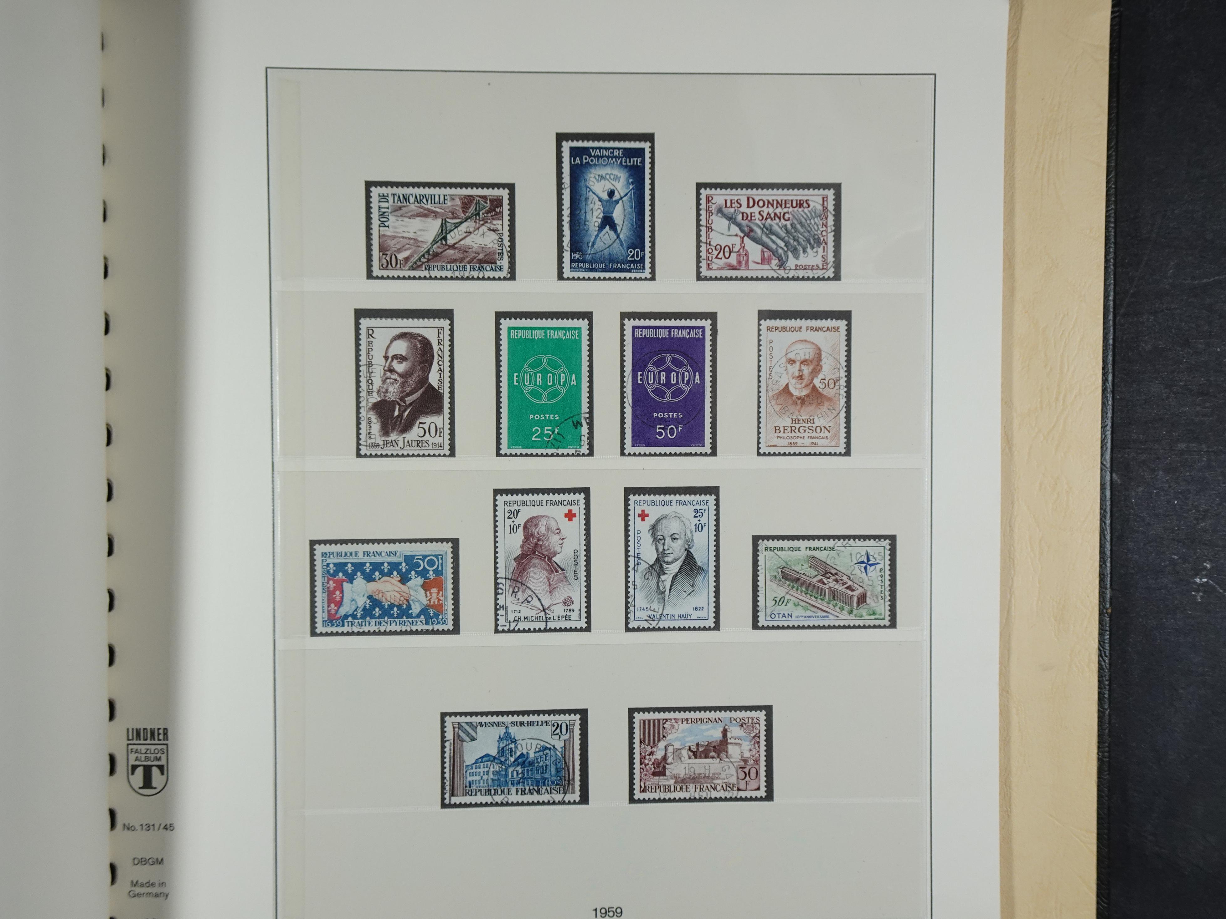 Mooie verzameling 1945 - 1959 met back of the book. 42