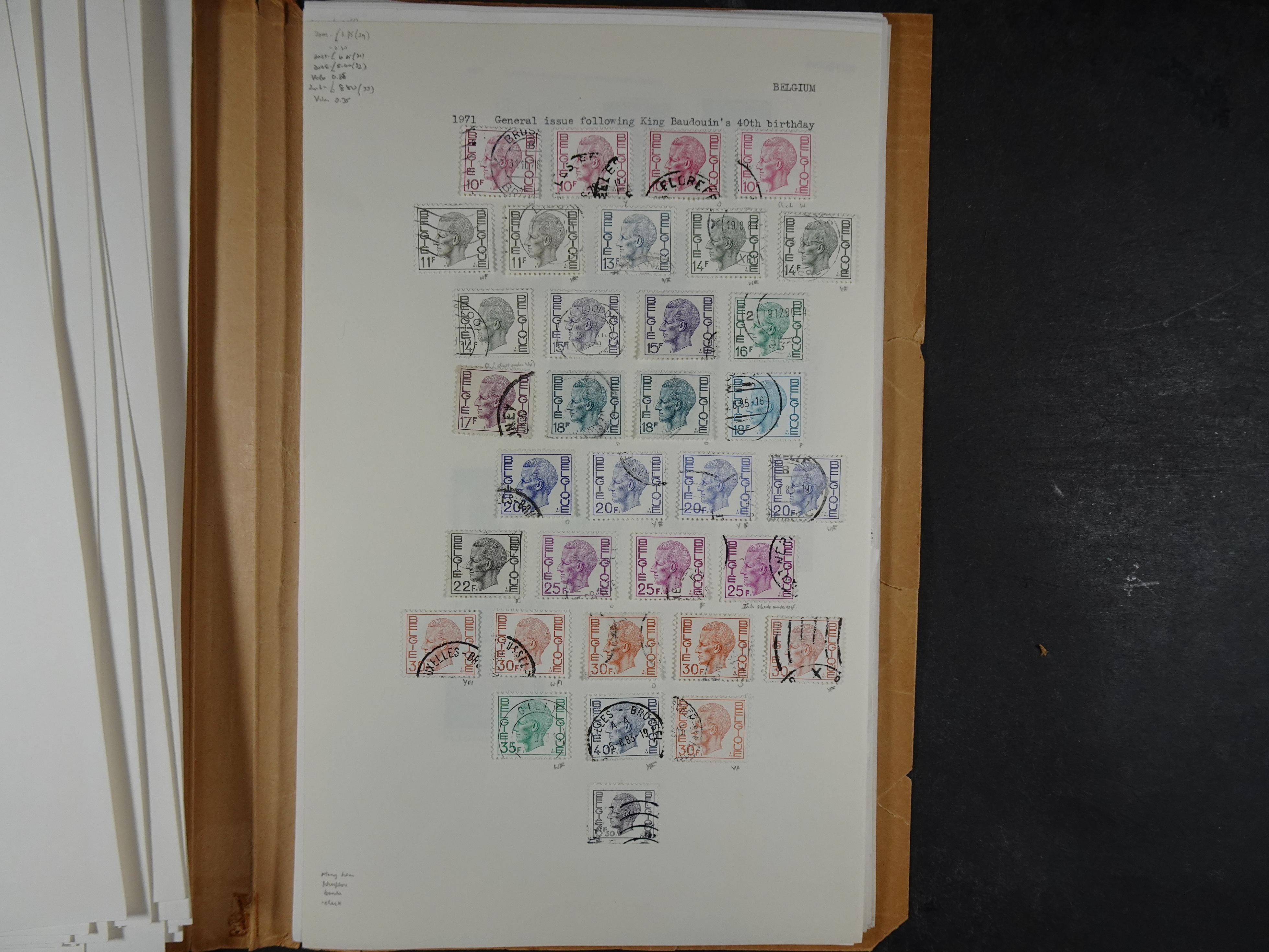 Mooi gebruikte collectie.
Zeer hoge cat waarde. 118