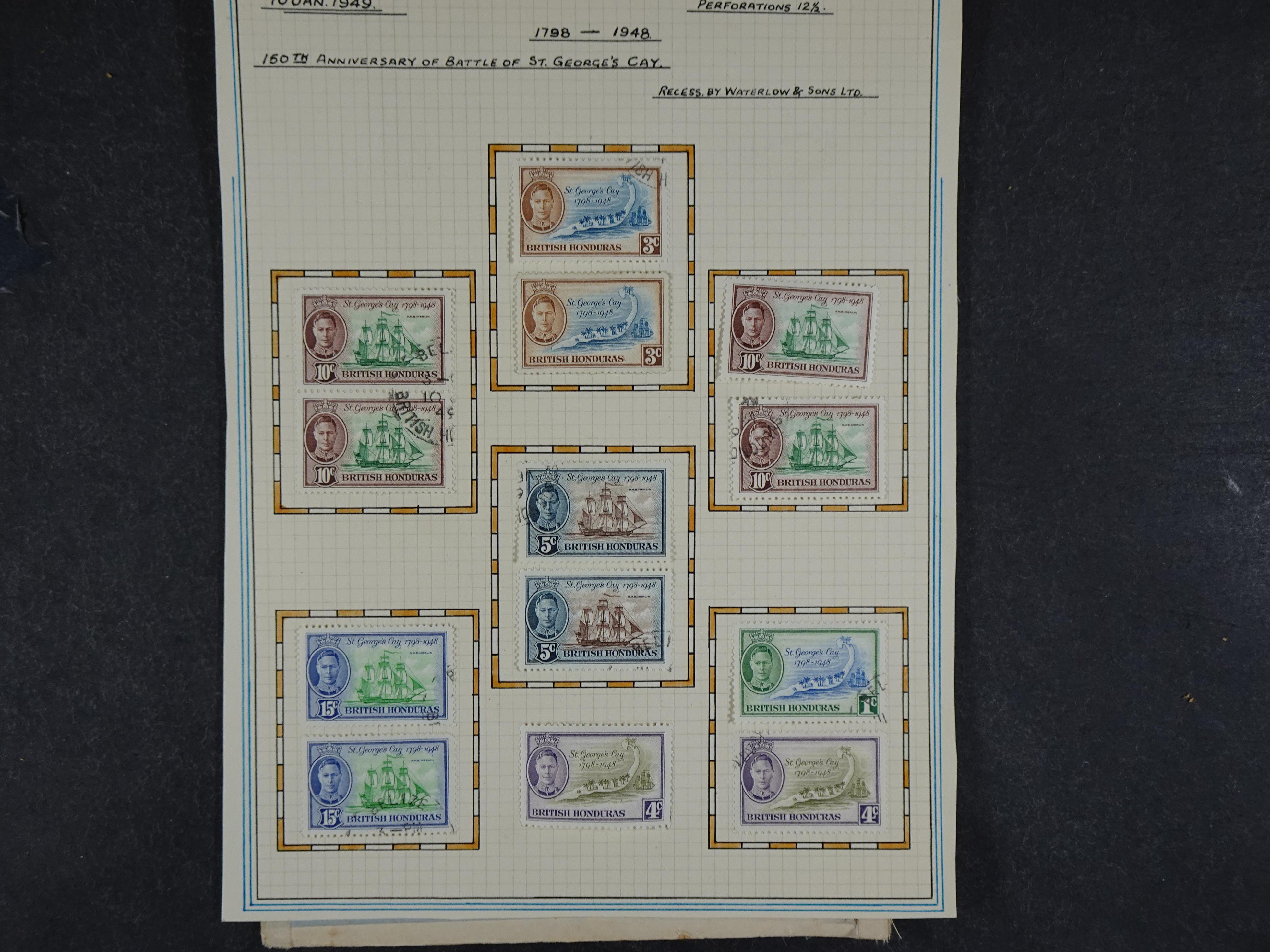 Toverdoos met geweldige mooi materiaal waaronder veel Mauritius ( uitzoeken ) diversen plaatfouten en bijzondere stempels.  