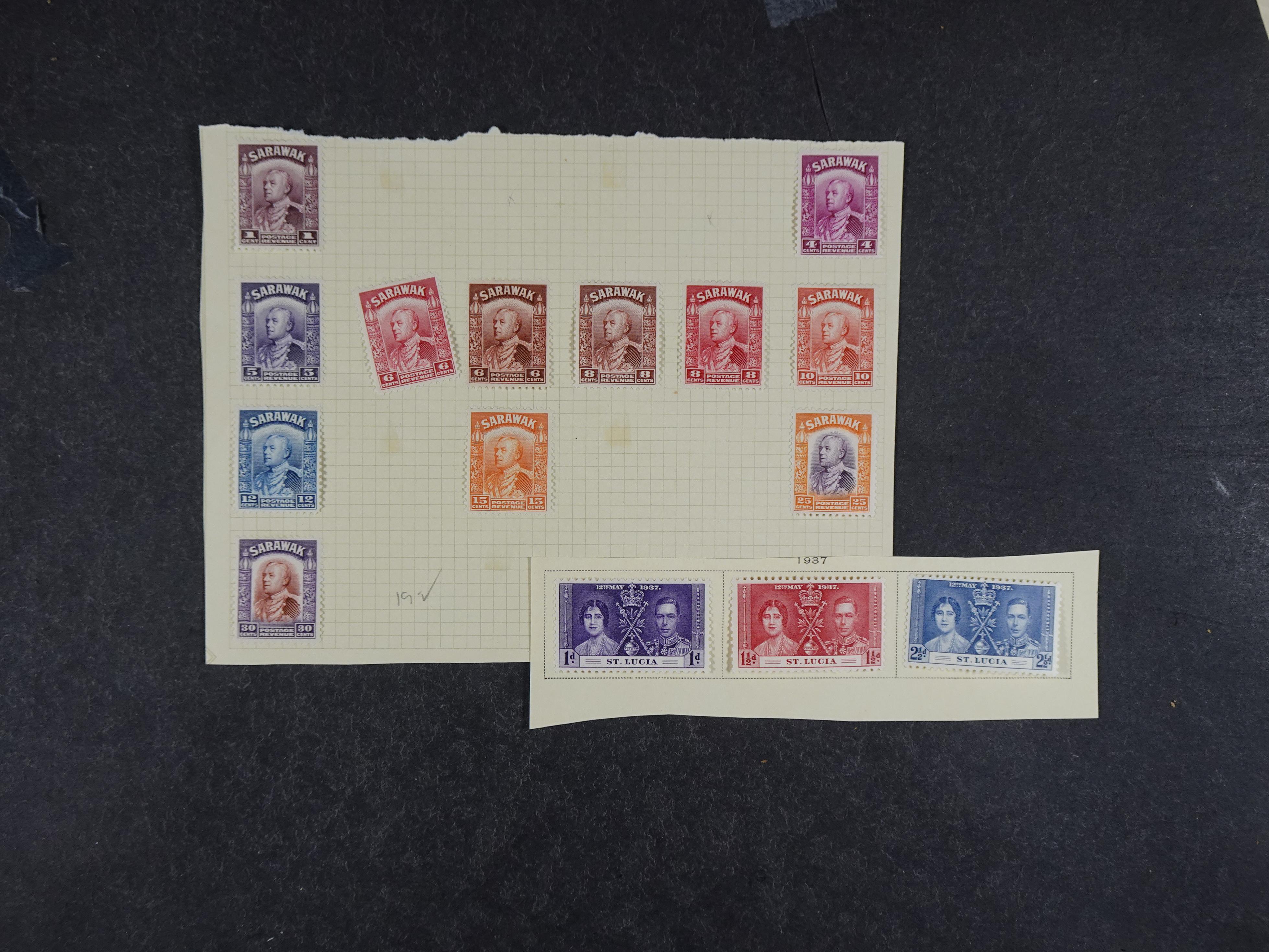 Toverdoos met geweldige mooi materiaal waaronder veel Mauritius ( uitzoeken ) diversen plaatfouten en bijzondere stempels.   19