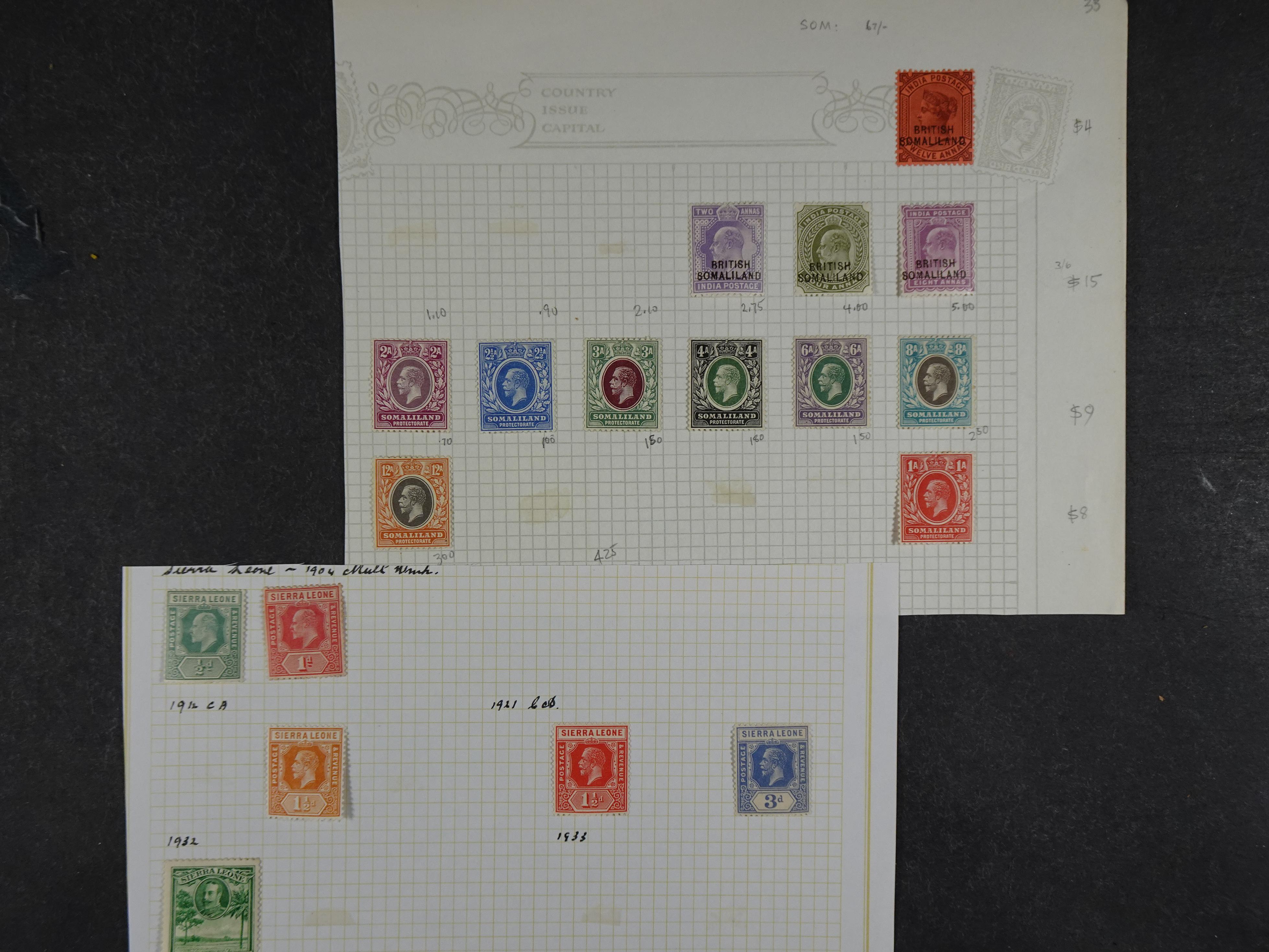 Toverdoos met geweldige mooi materiaal waaronder veel Mauritius ( uitzoeken ) diversen plaatfouten en bijzondere stempels.   22