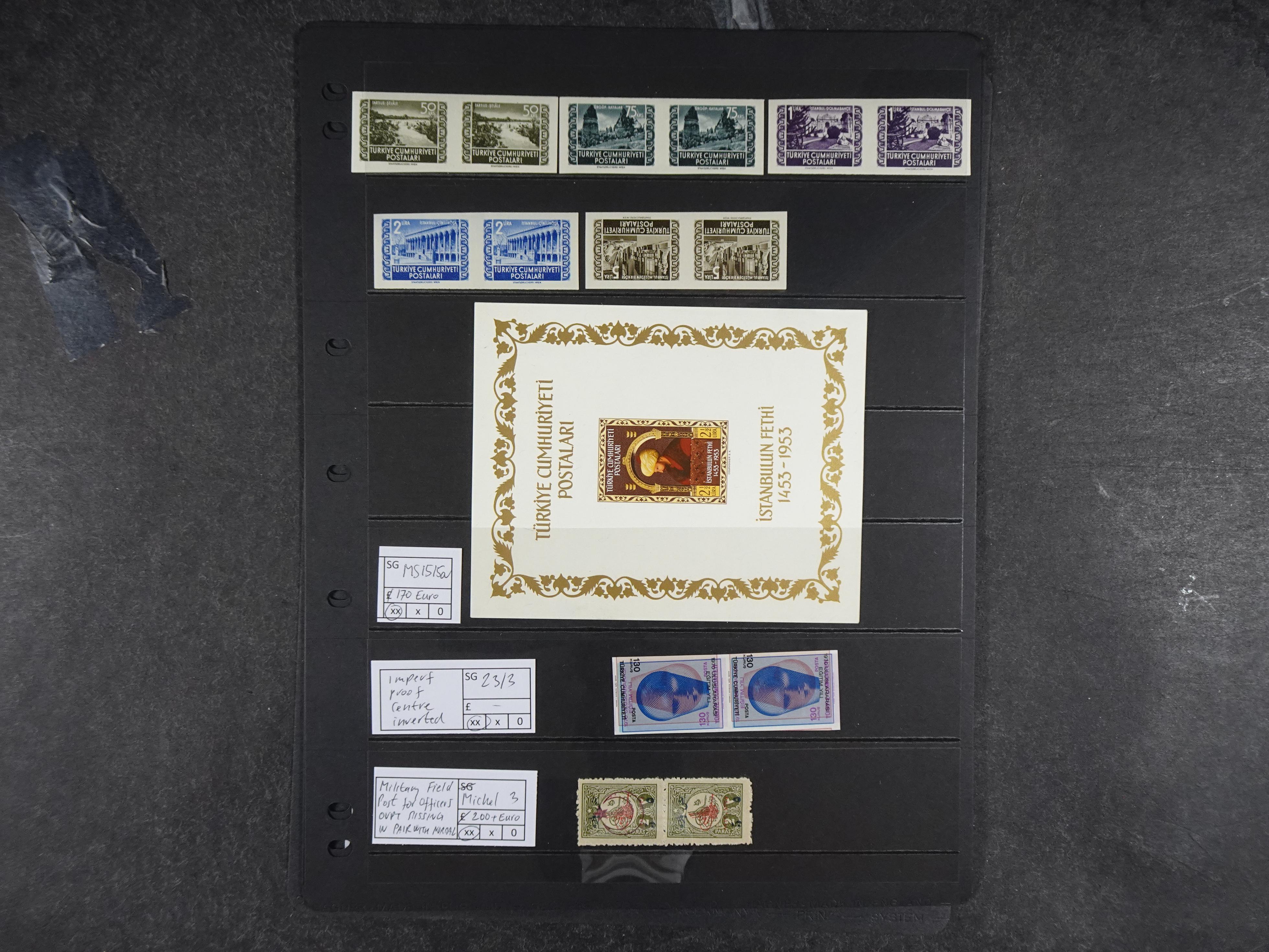 Topcollectie met een enorme waarde onder andere zeer goed postfris Back of the Book ook veel varieteiten etc. vondsten zeer zeker mogelijke. 53