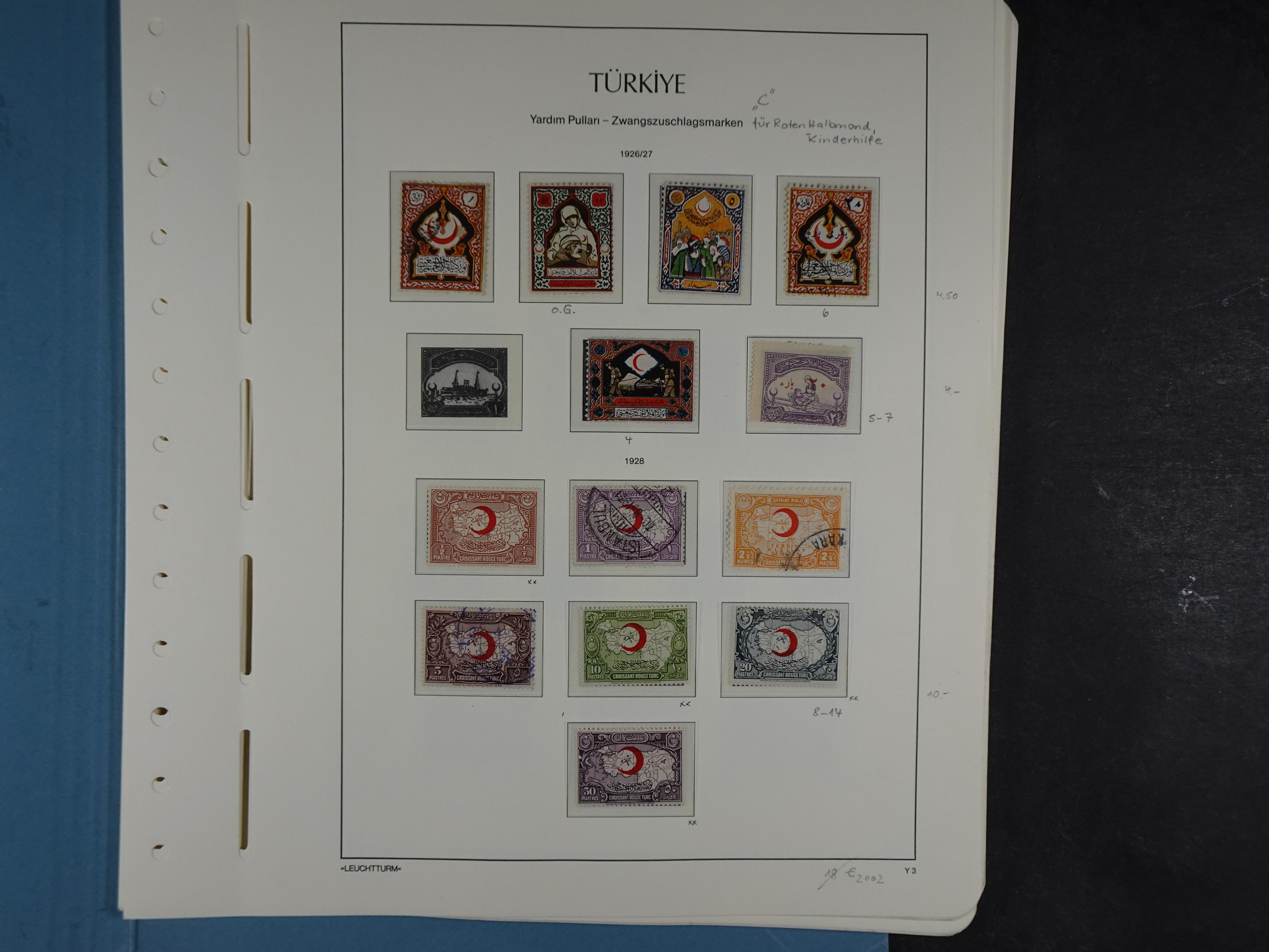 Topcollectie met een enorme waarde onder andere zeer goed postfris Back of the Book ook veel varieteiten etc. vondsten zeer zeker mogelijke. 57