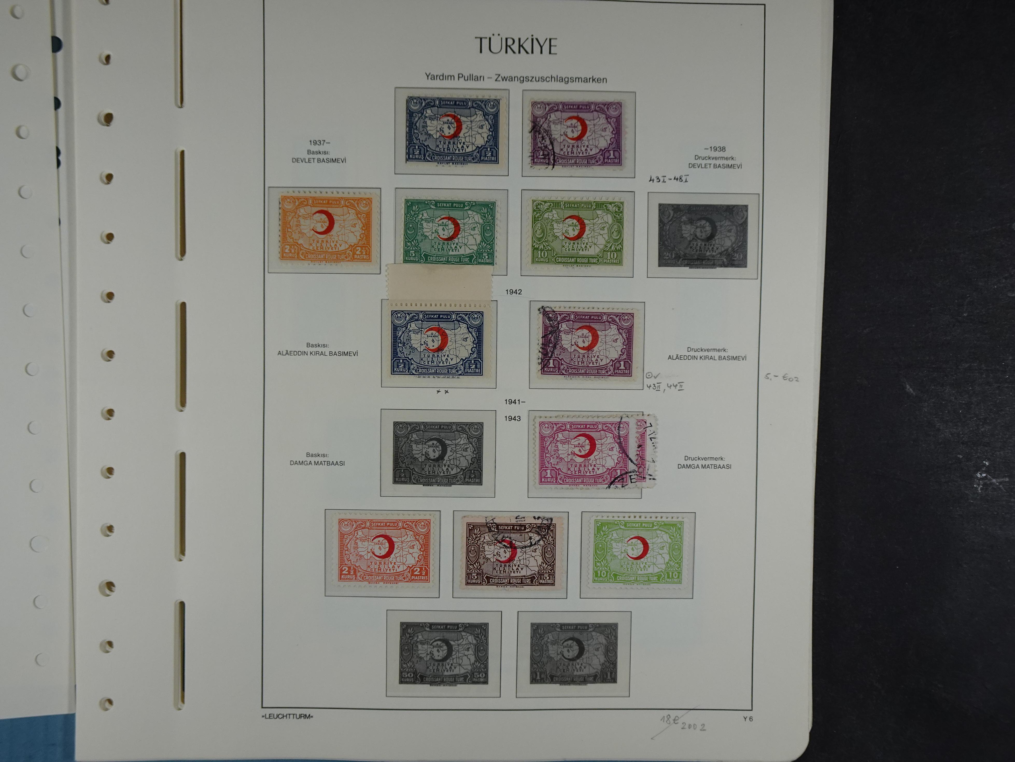 Topcollectie met een enorme waarde onder andere zeer goed postfris Back of the Book ook veel varieteiten etc. vondsten zeer zeker mogelijke. 61