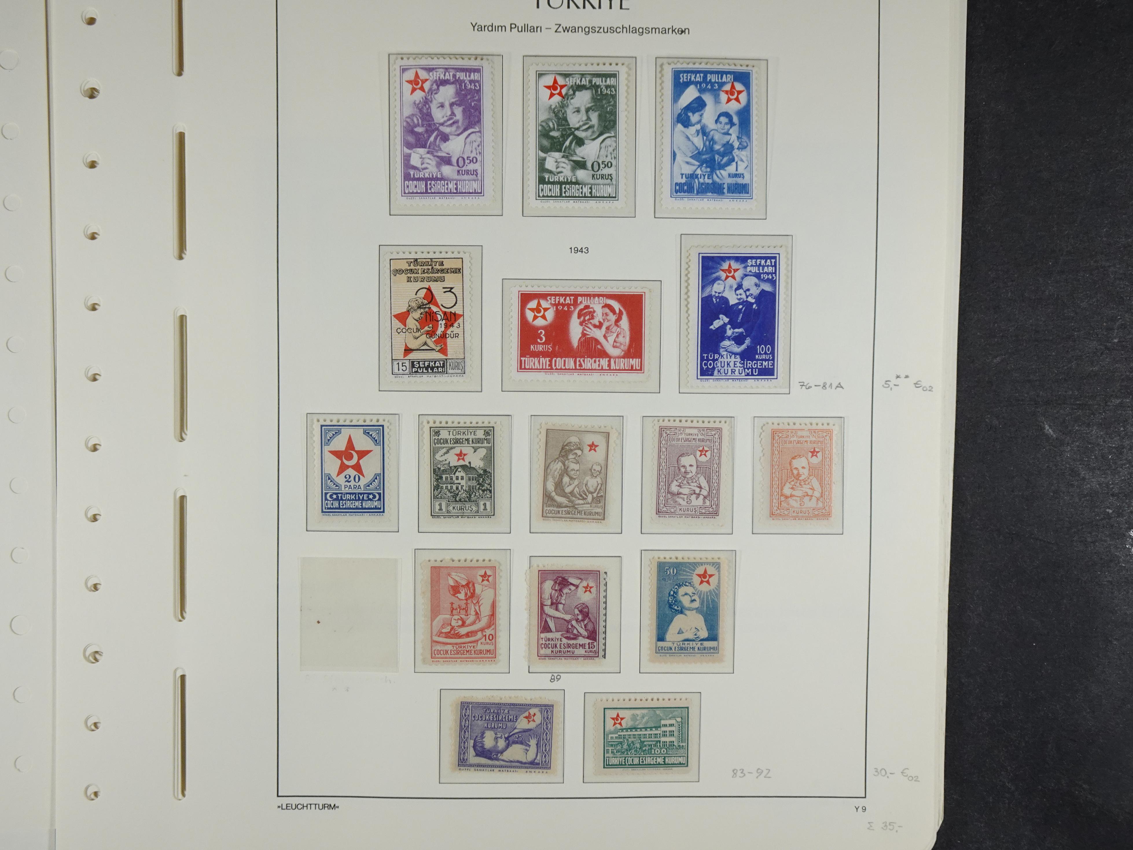 Topcollectie met een enorme waarde onder andere zeer goed postfris Back of the Book ook veel varieteiten etc. vondsten zeer zeker mogelijke. 64