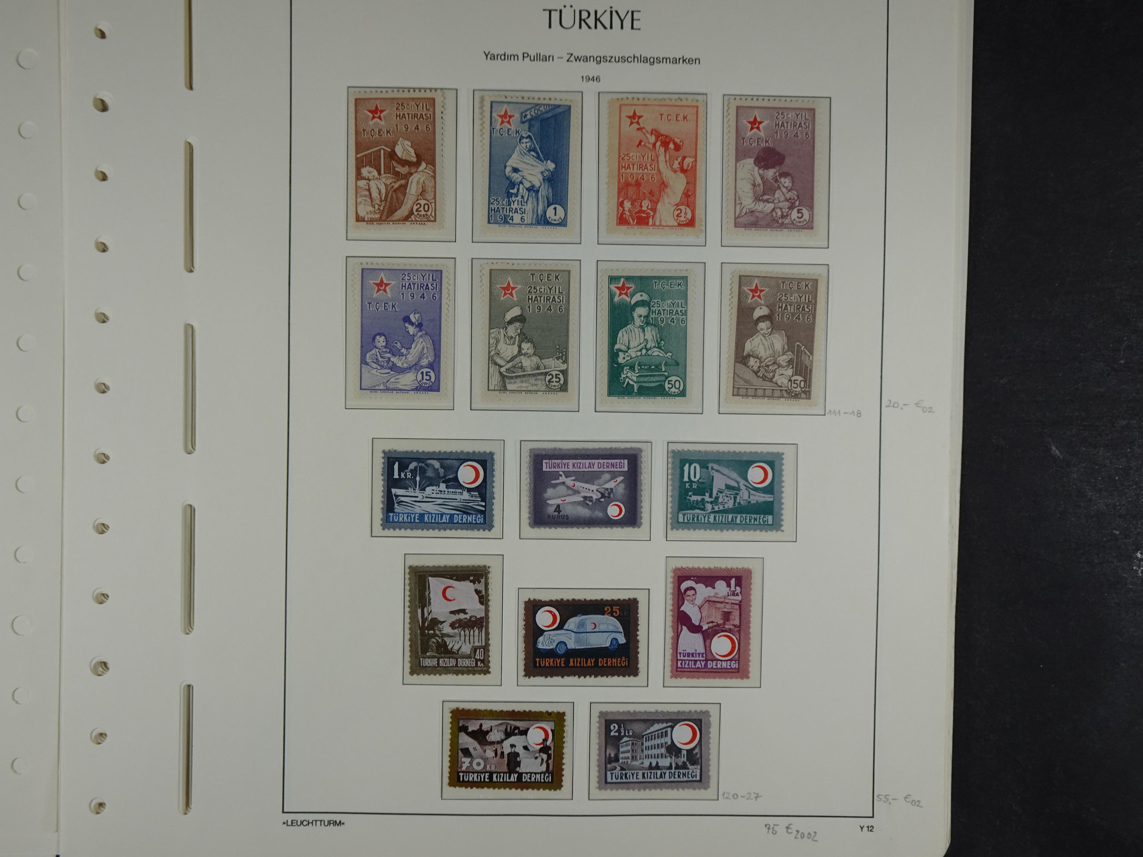 Topcollectie met een enorme waarde onder andere zeer goed postfris Back of the Book ook veel varieteiten etc. vondsten zeer zeker mogelijke. 67