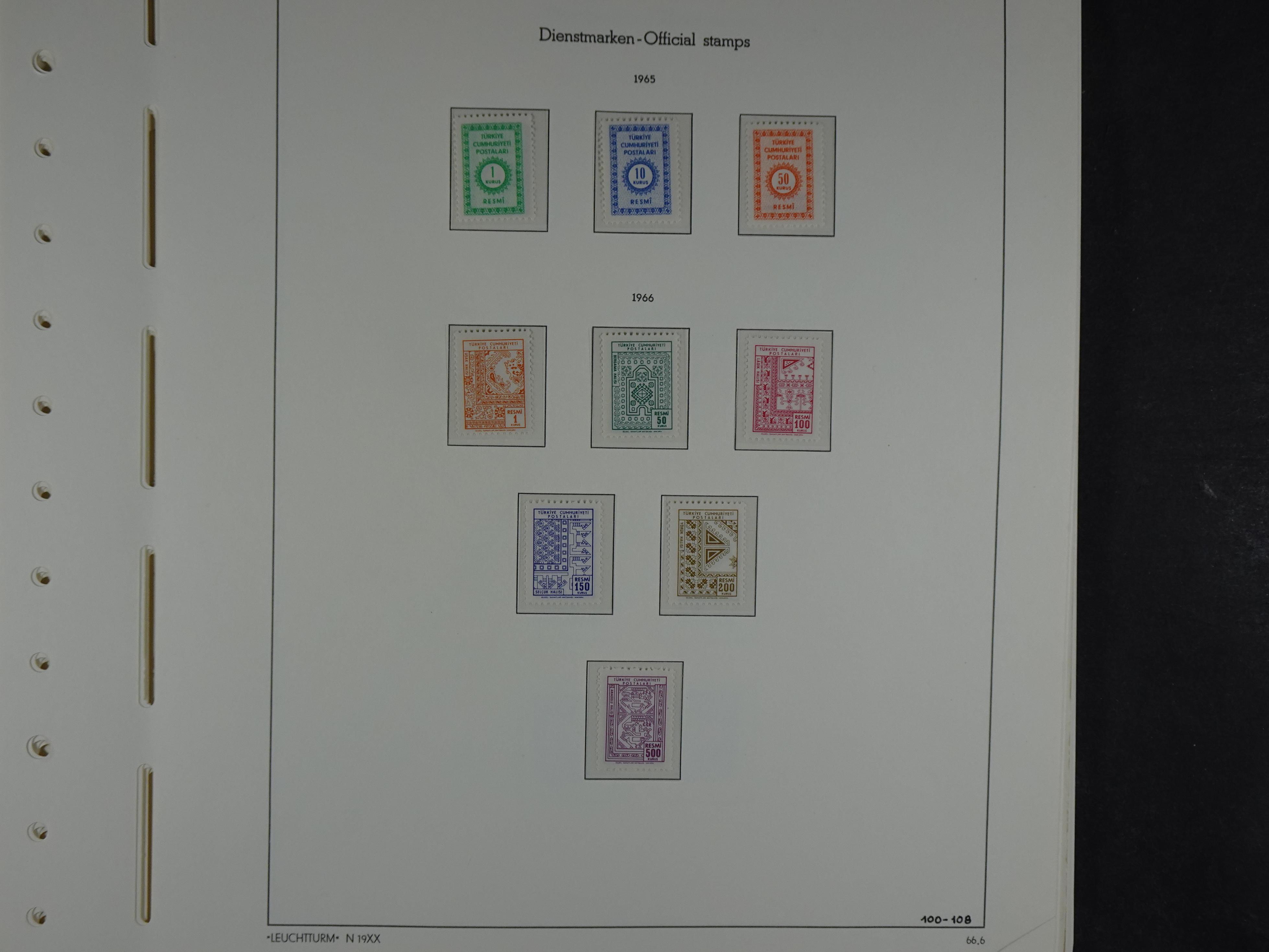 Topcollectie met een enorme waarde onder andere zeer goed postfris Back of the Book ook veel varieteiten etc. vondsten zeer zeker mogelijke. 159