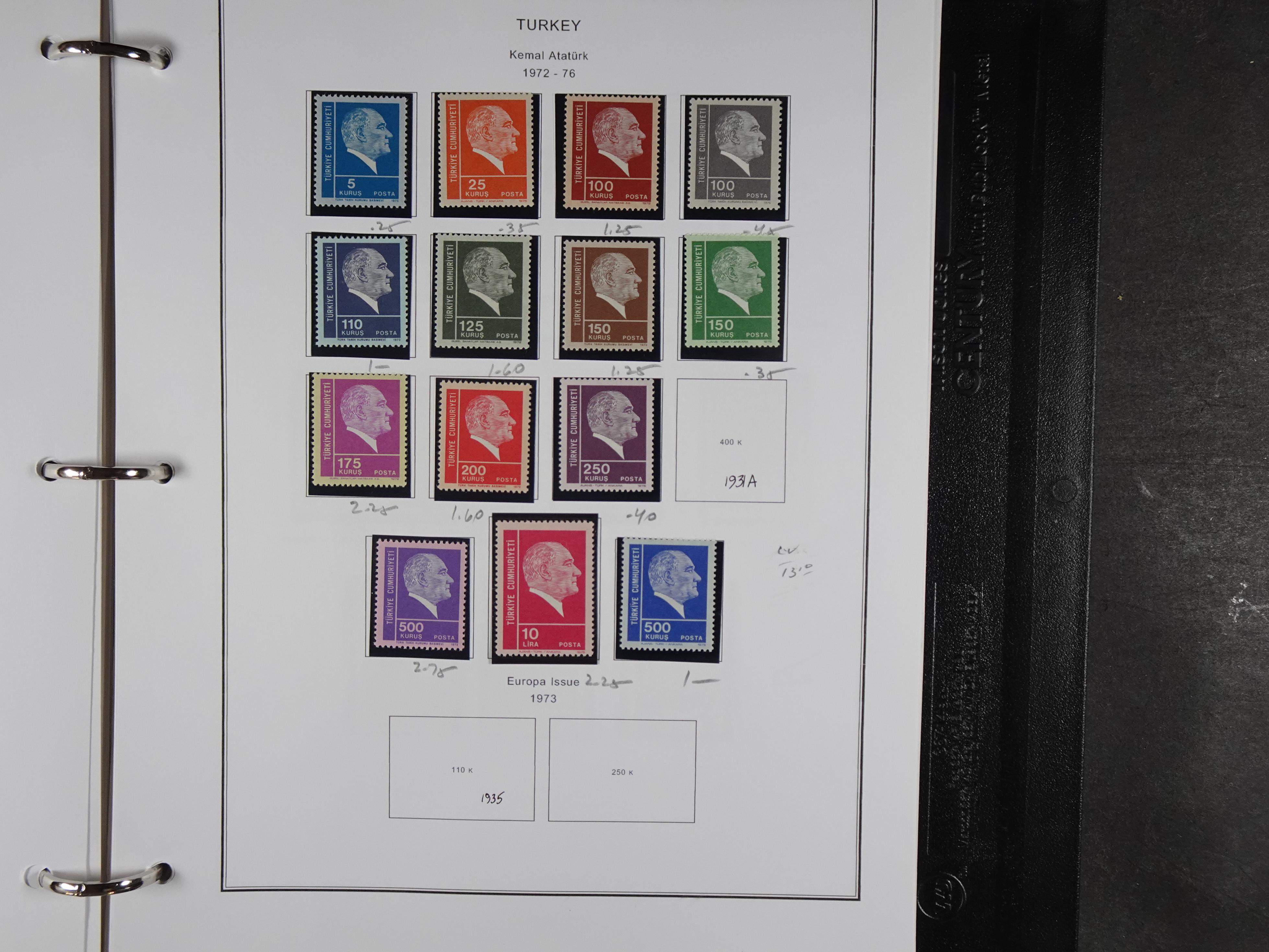 Topcollectie met een enorme waarde onder andere zeer goed postfris Back of the Book ook veel varieteiten etc. vondsten zeer zeker mogelijke. 236