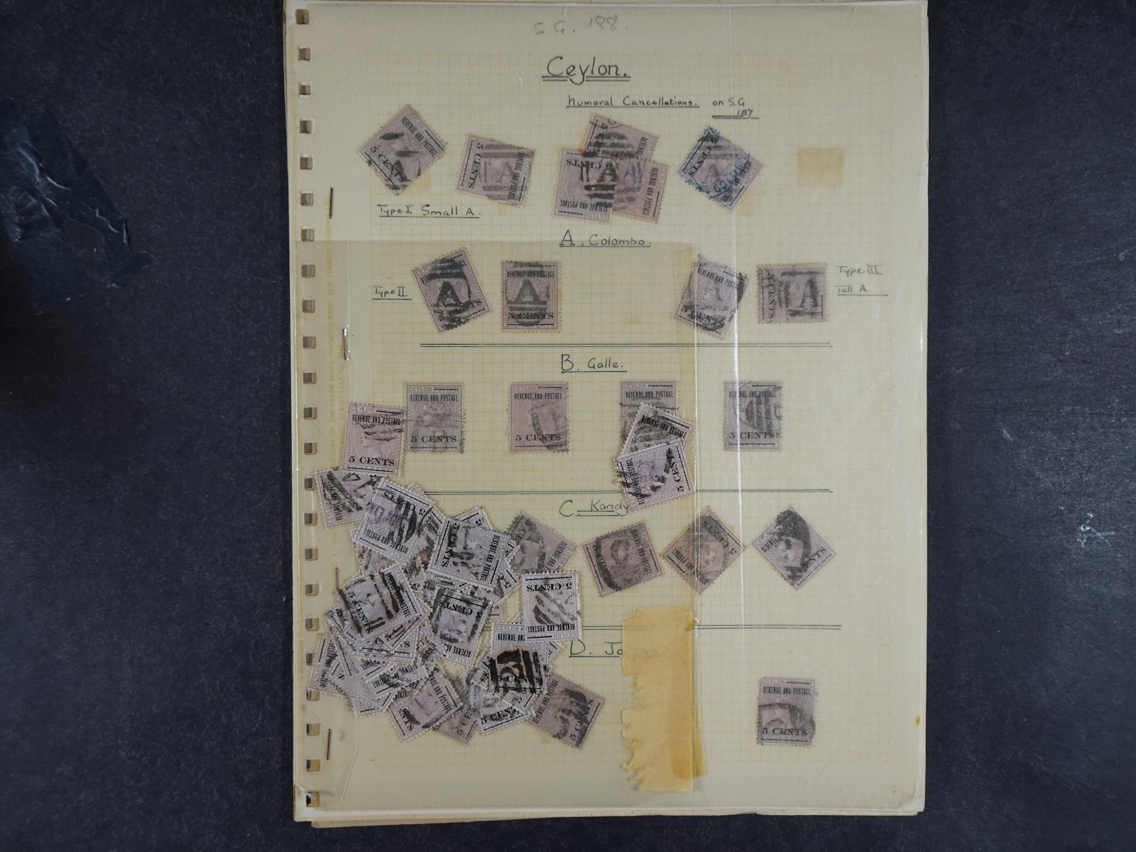 Geweldig uitzoek doos met zeer fraai materiaal van onder andere Zanzibar, Tanganyiga, stempels en geweldig hoge cat waarde. 40