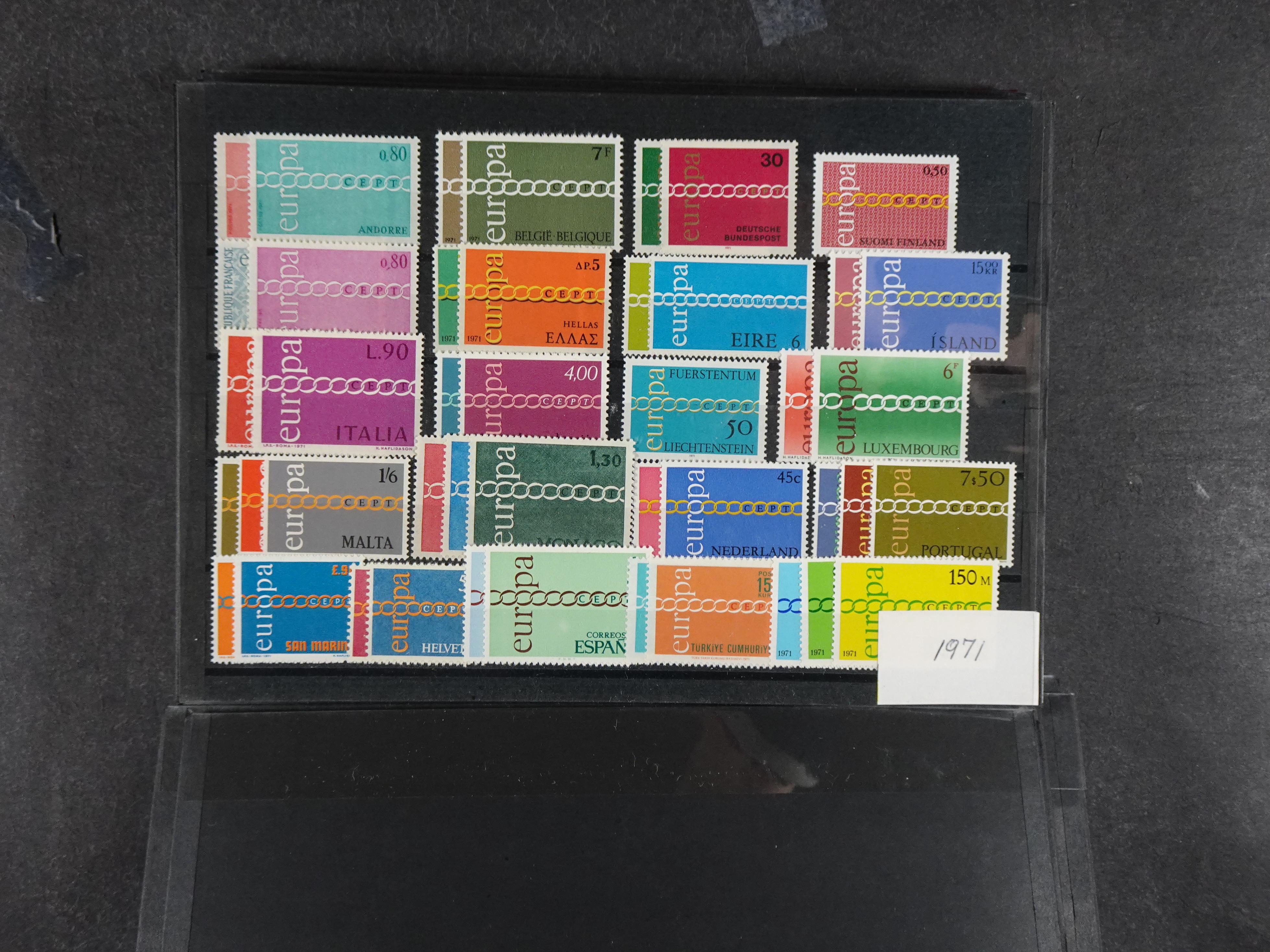 Mooie collectie CEPT. 19