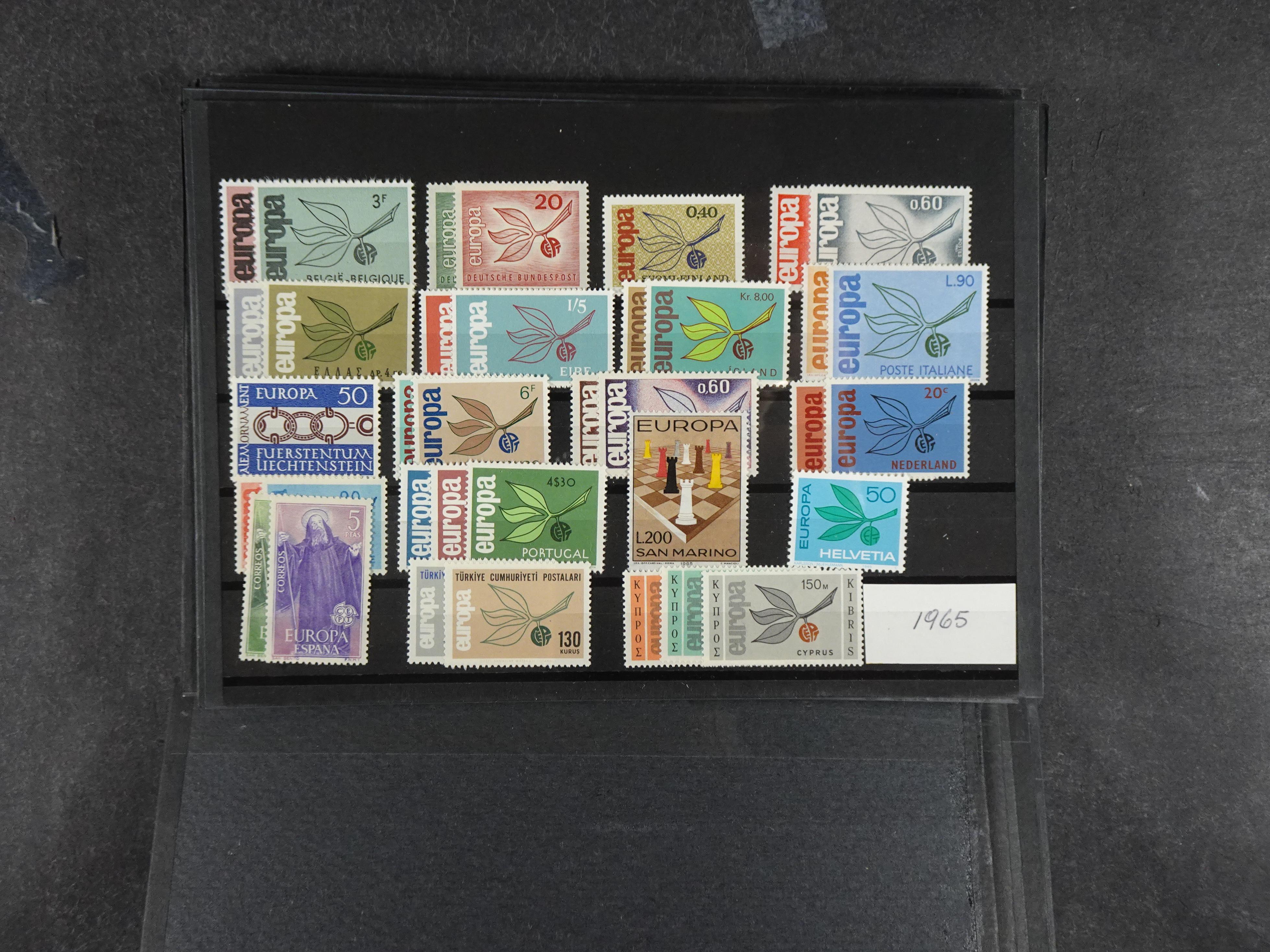 Mooie collectie CEPT. 25