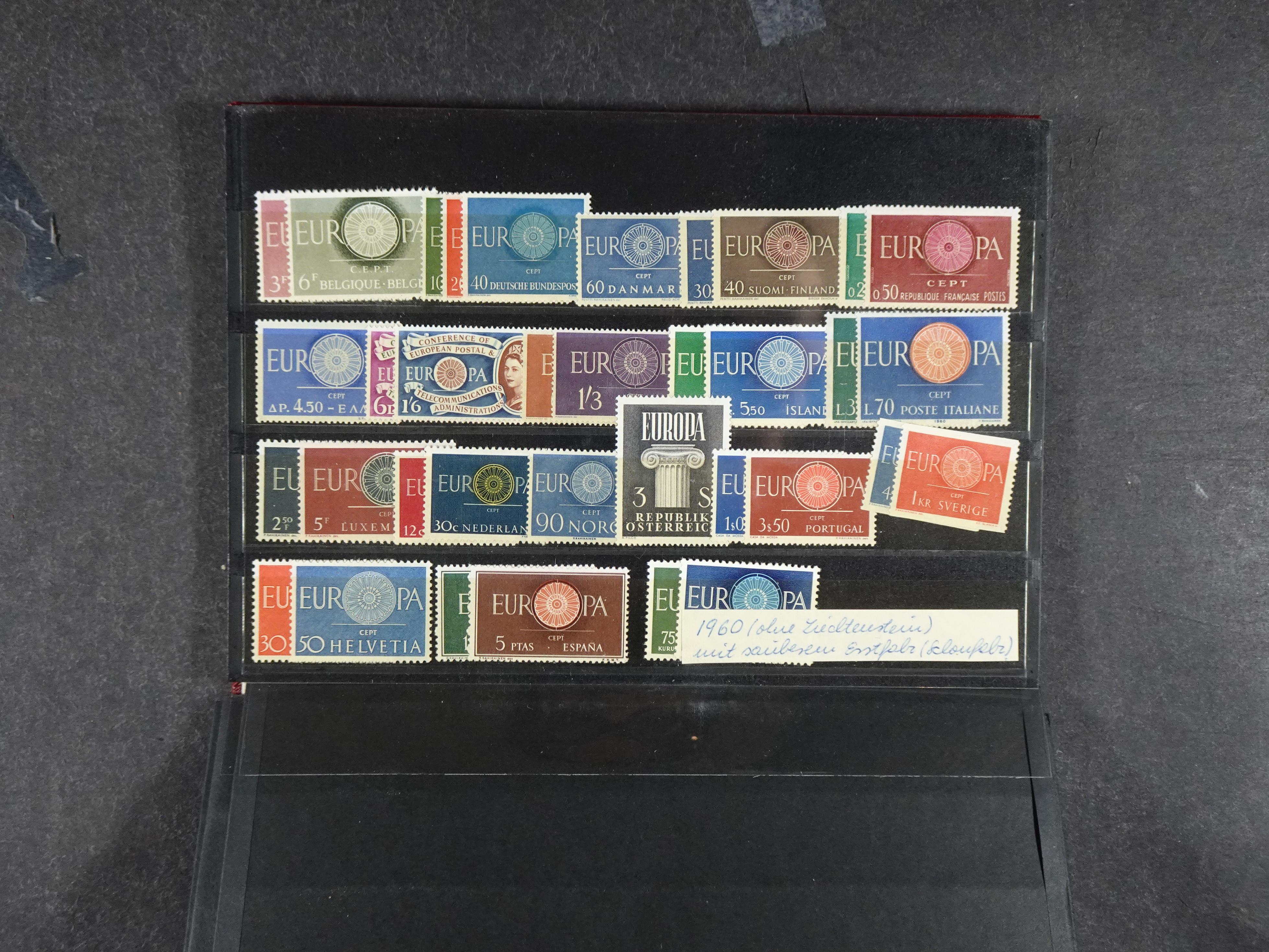 Mooie collectie CEPT. 38