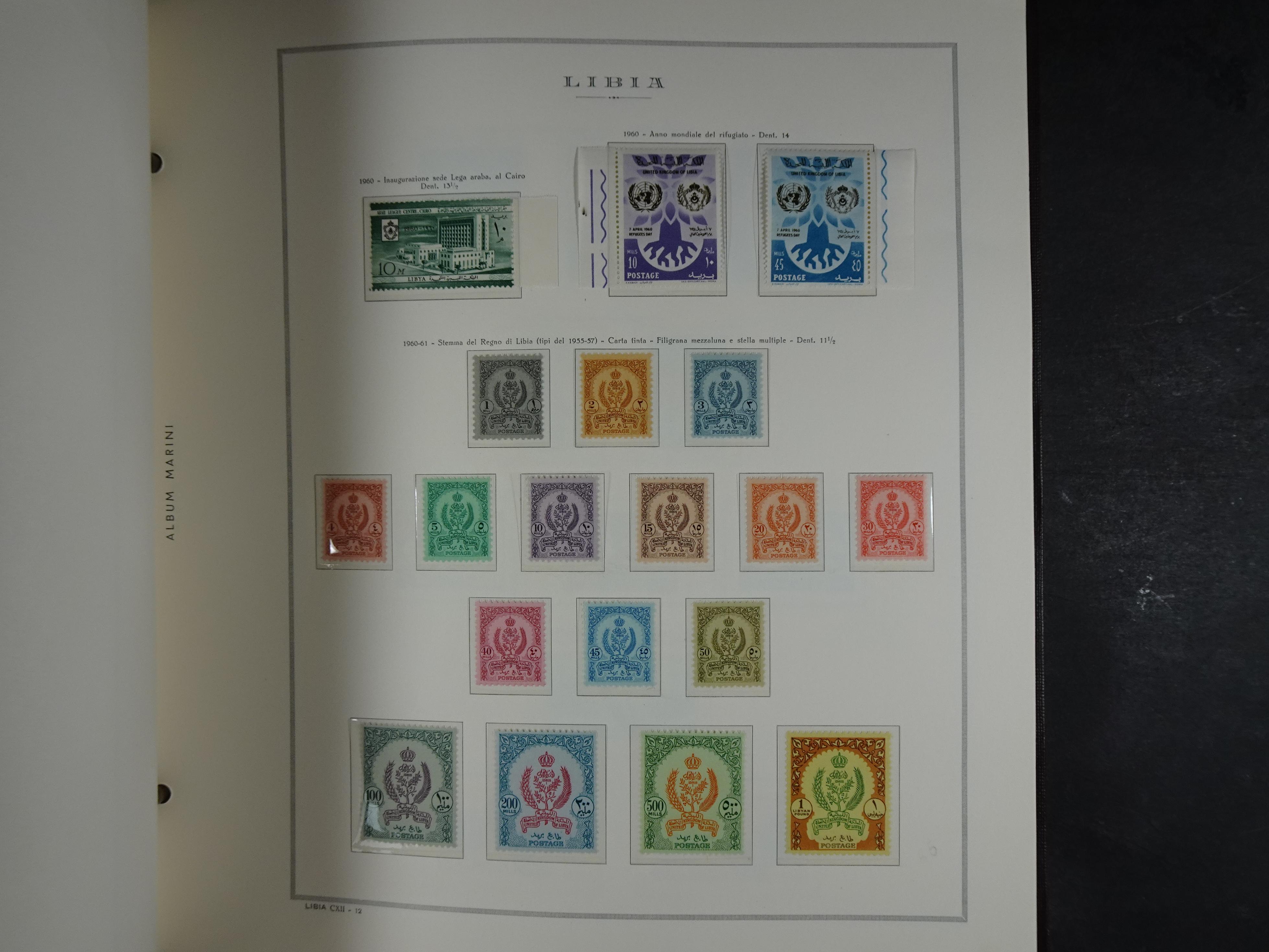 Bijna compleet verzameling Libië en Somalië vrijwel geheel postfris waar onder betere series erg schaars materiaal.  3