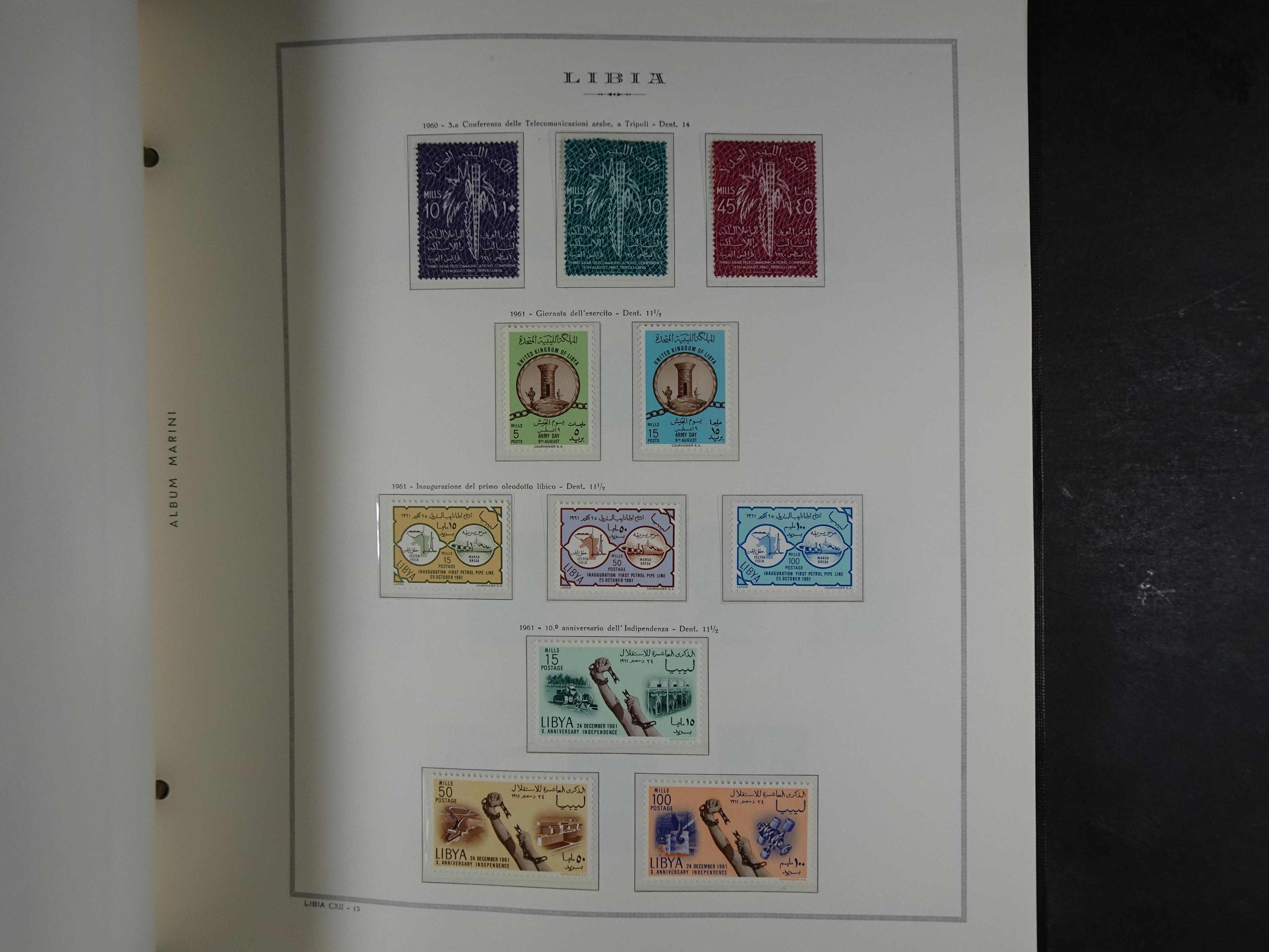 Bijna compleet verzameling Libië en Somalië vrijwel geheel postfris waar onder betere series erg schaars materiaal.  4
