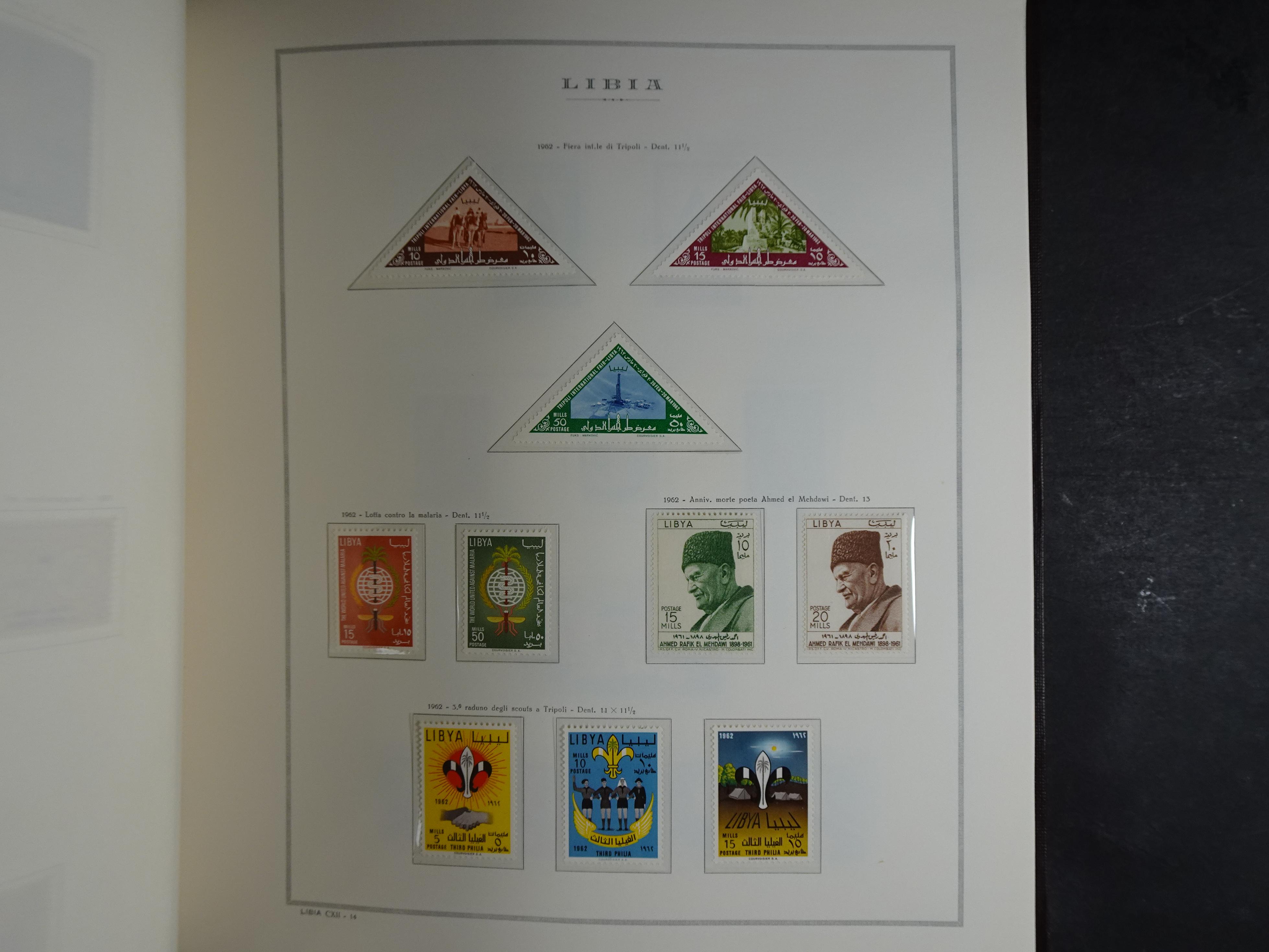 Bijna compleet verzameling Libië en Somalië vrijwel geheel postfris waar onder betere series erg schaars materiaal.  5
