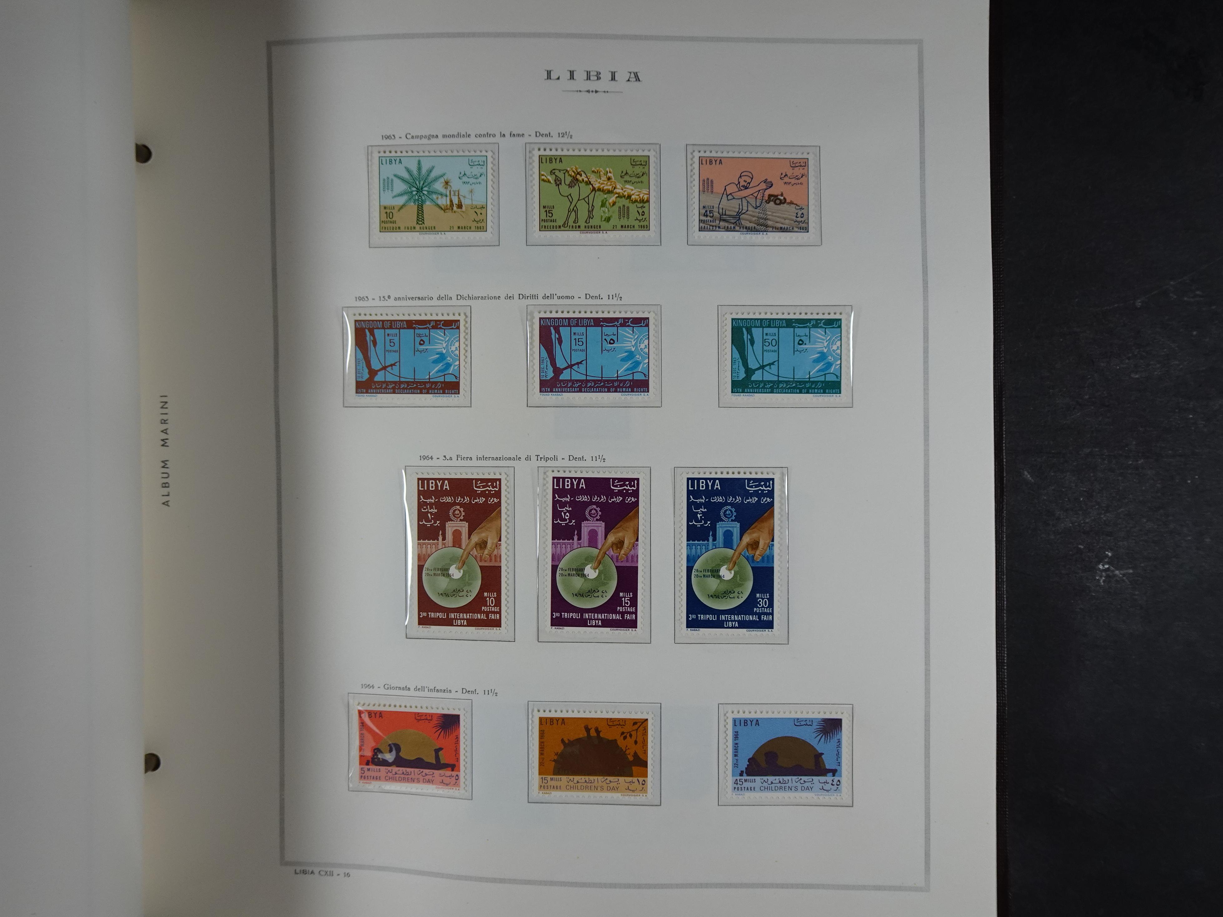 Bijna compleet verzameling Libië en Somalië vrijwel geheel postfris waar onder betere series erg schaars materiaal.  6