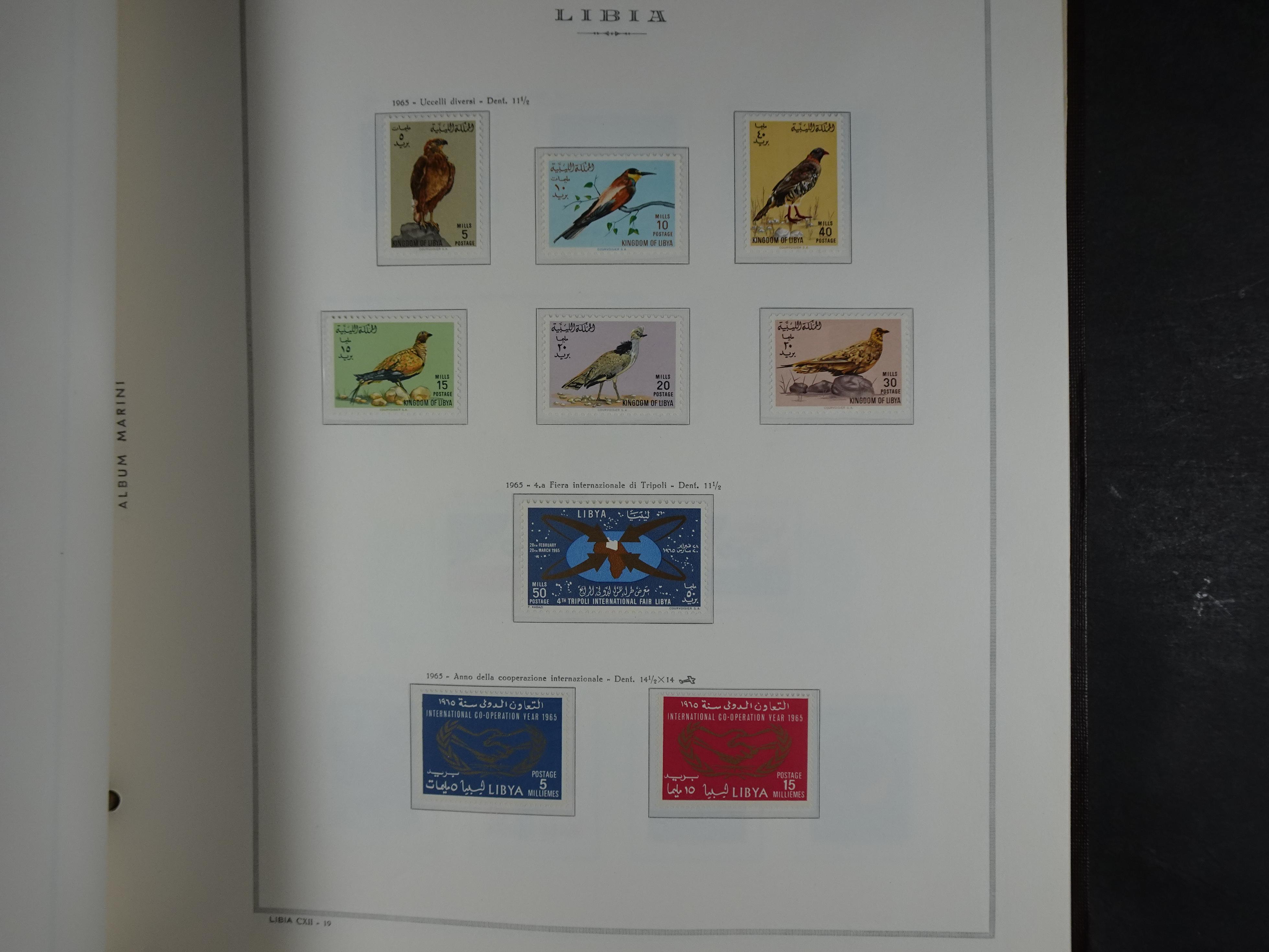 Bijna compleet verzameling Libië en Somalië vrijwel geheel postfris waar onder betere series erg schaars materiaal.  9