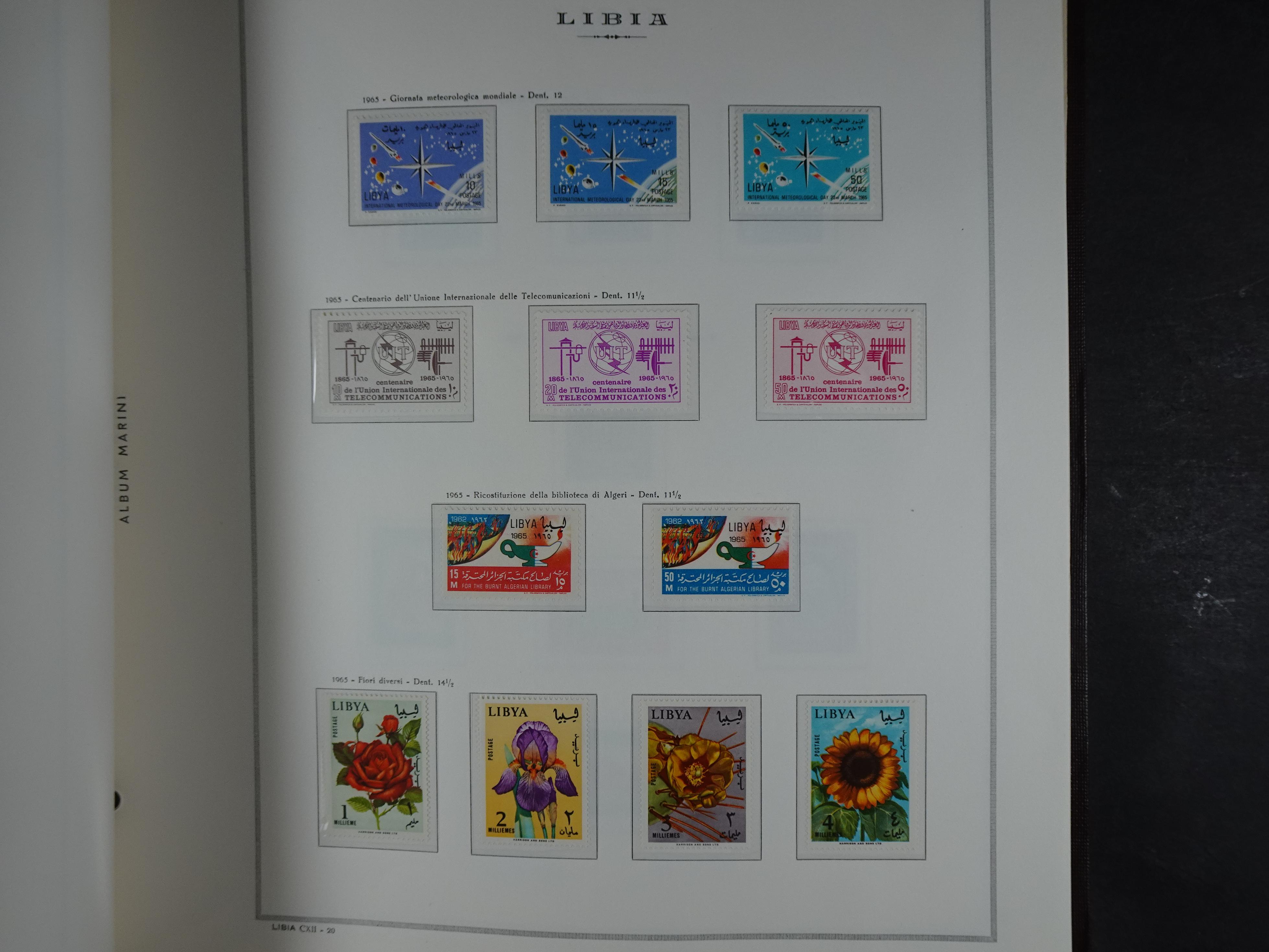 Bijna compleet verzameling Libië en Somalië vrijwel geheel postfris waar onder betere series erg schaars materiaal.  10