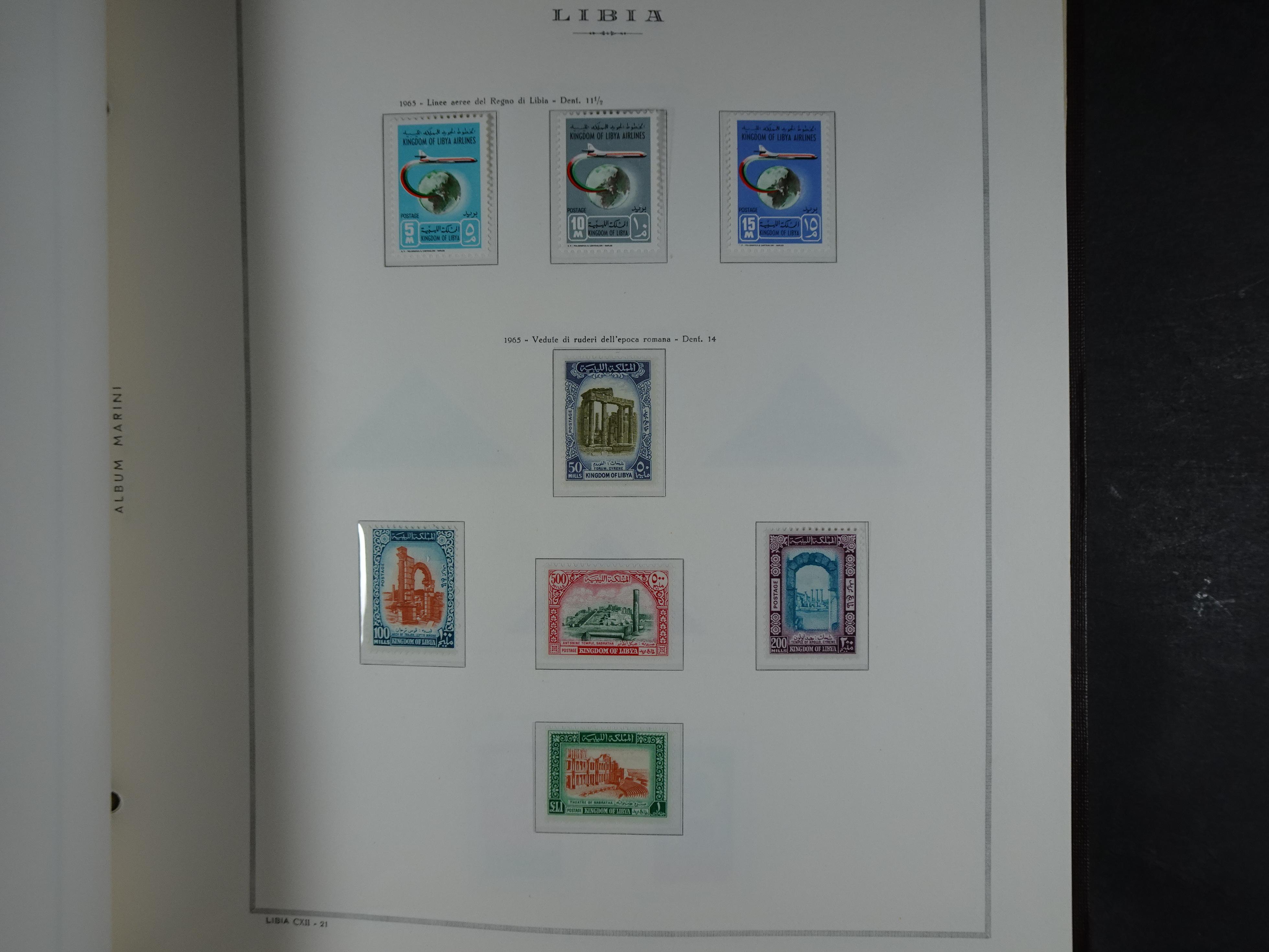 Bijna compleet verzameling Libië en Somalië vrijwel geheel postfris waar onder betere series erg schaars materiaal.  11