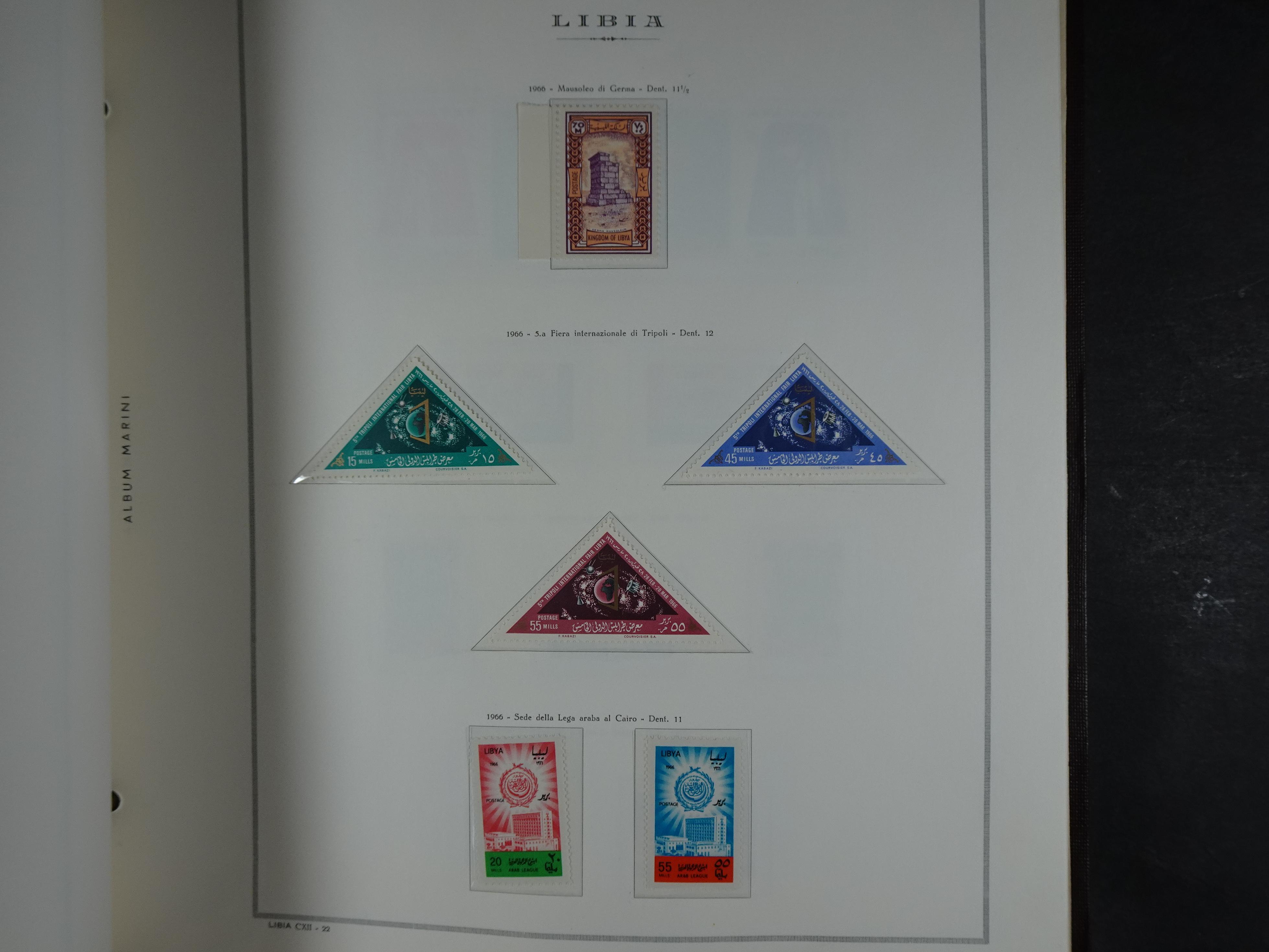 Bijna compleet verzameling Libië en Somalië vrijwel geheel postfris waar onder betere series erg schaars materiaal.  12