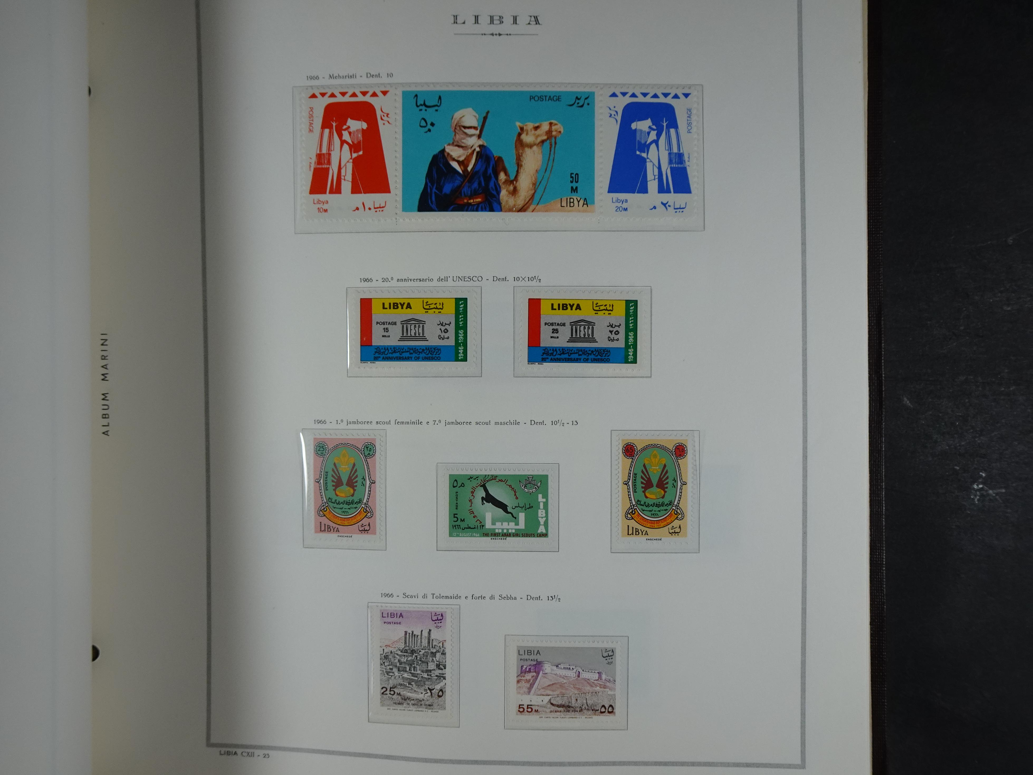 Bijna compleet verzameling Libië en Somalië vrijwel geheel postfris waar onder betere series erg schaars materiaal.  13