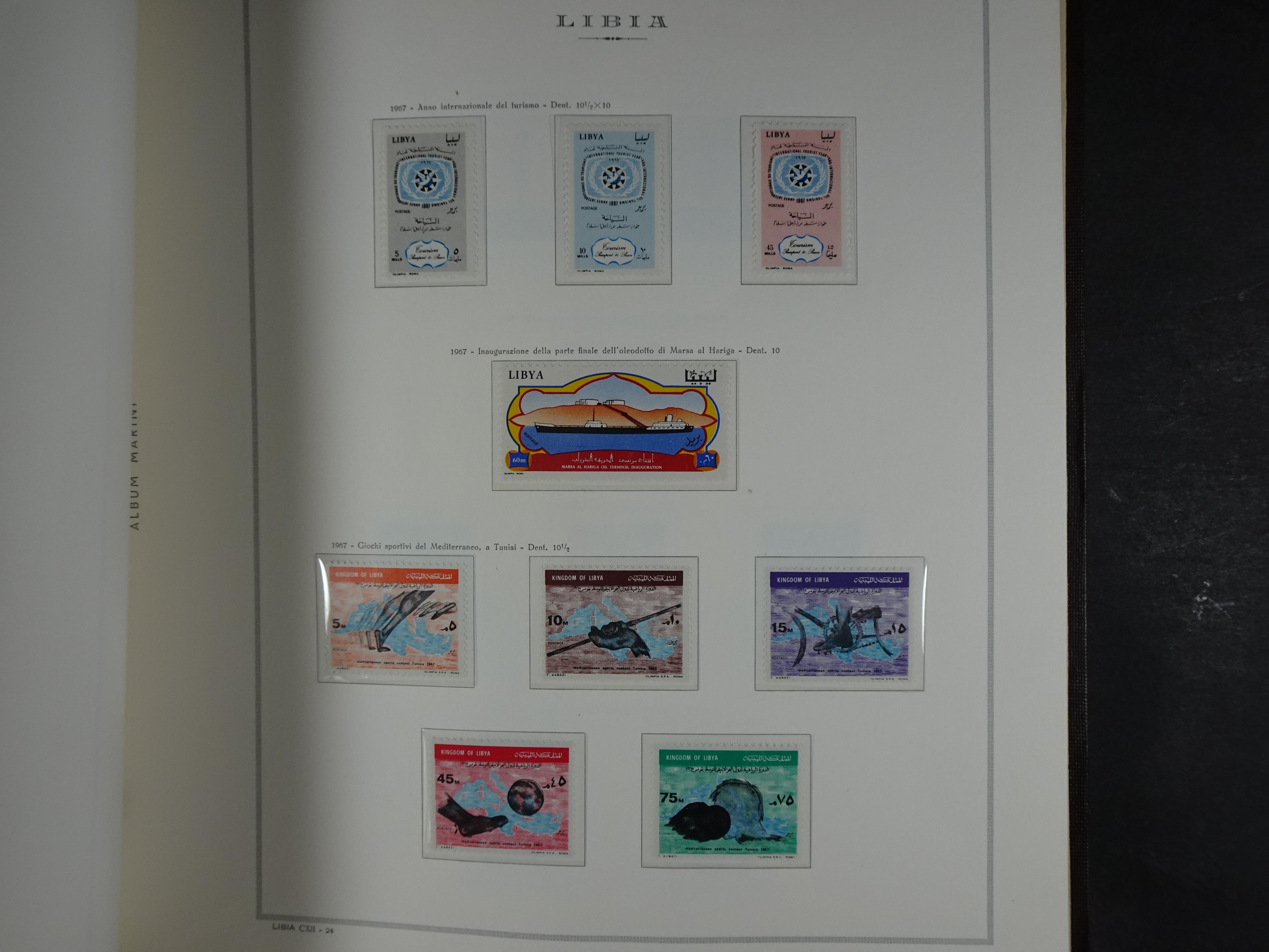 Bijna compleet verzameling Libië en Somalië vrijwel geheel postfris waar onder betere series erg schaars materiaal.  14