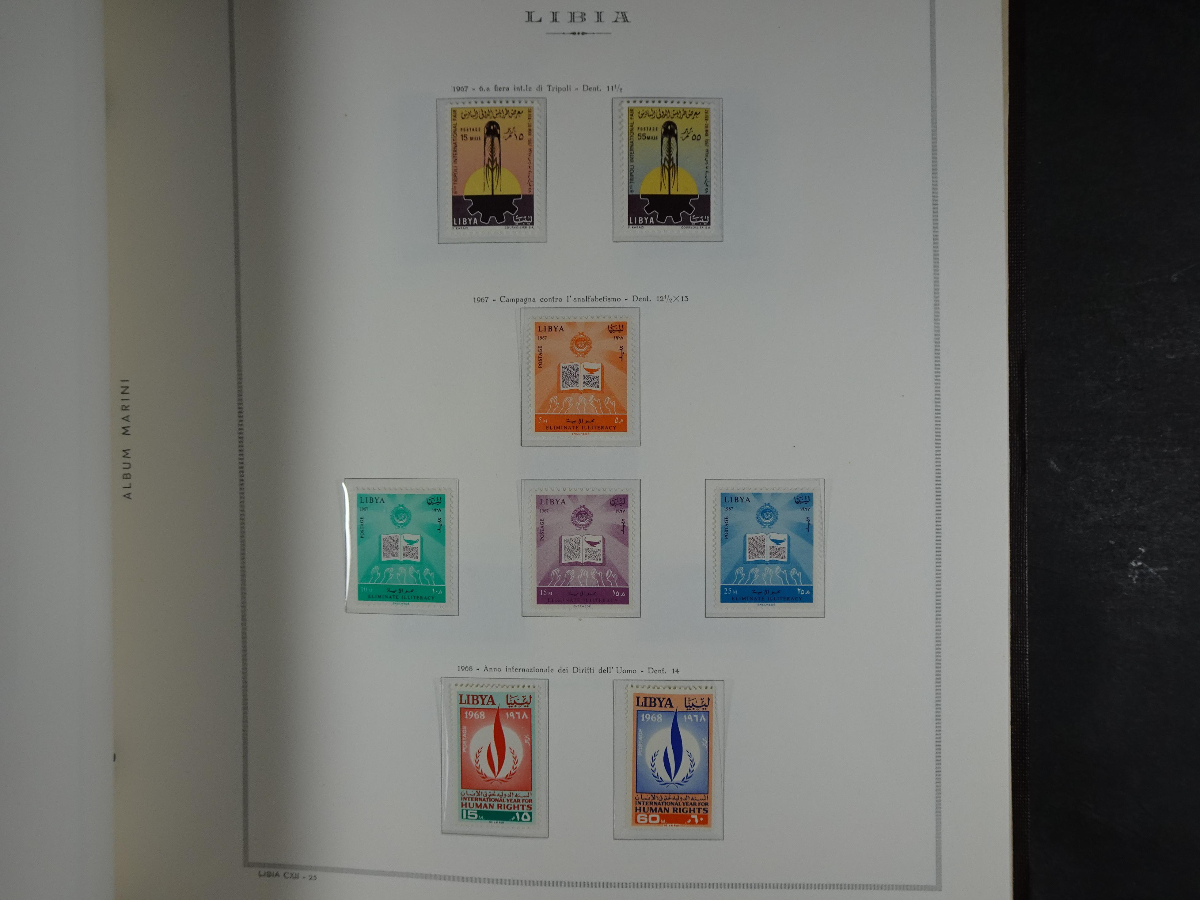 Bijna compleet verzameling Libië en Somalië vrijwel geheel postfris waar onder betere series erg schaars materiaal.  15