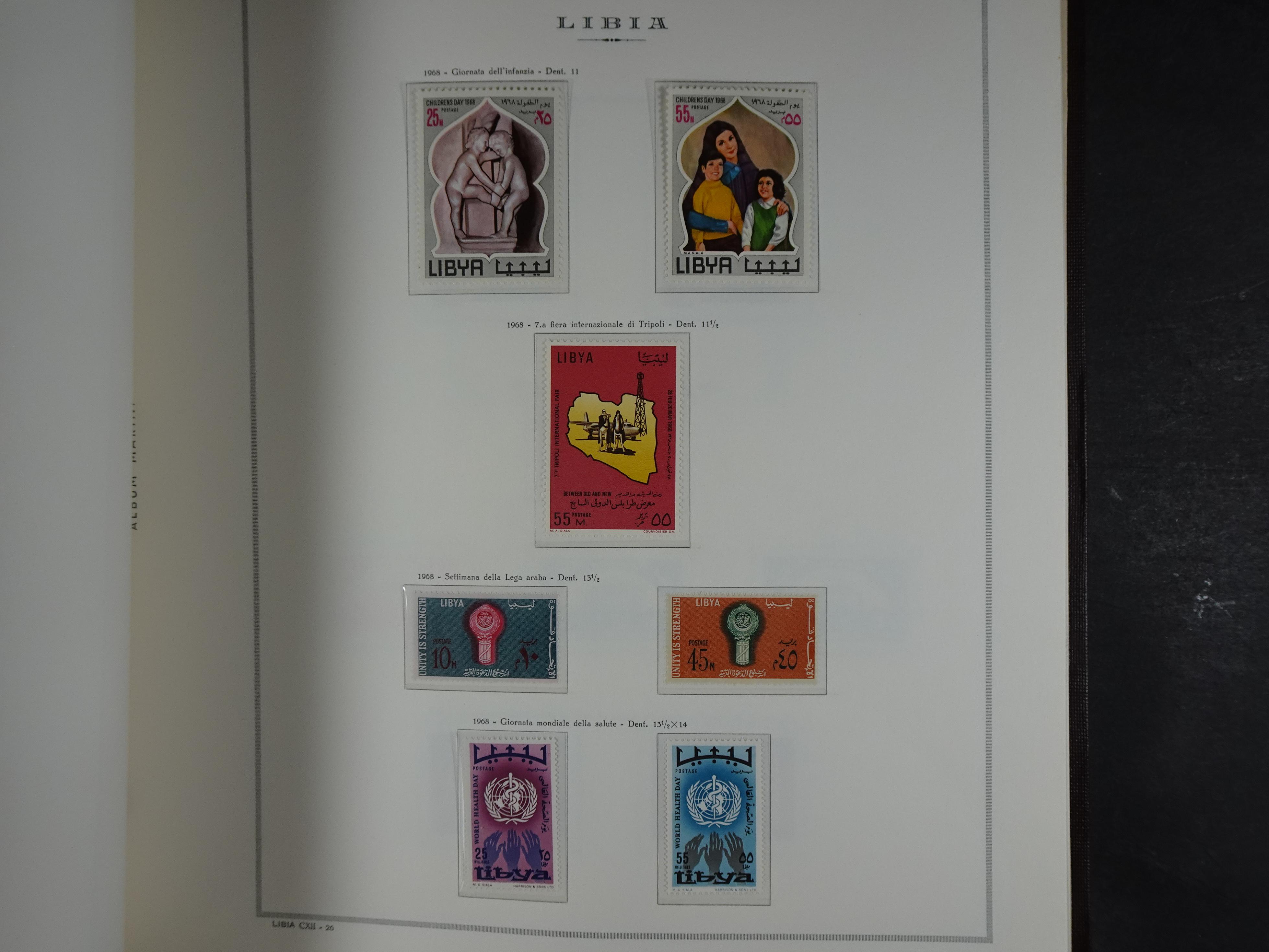 Bijna compleet verzameling Libië en Somalië vrijwel geheel postfris waar onder betere series erg schaars materiaal.  16