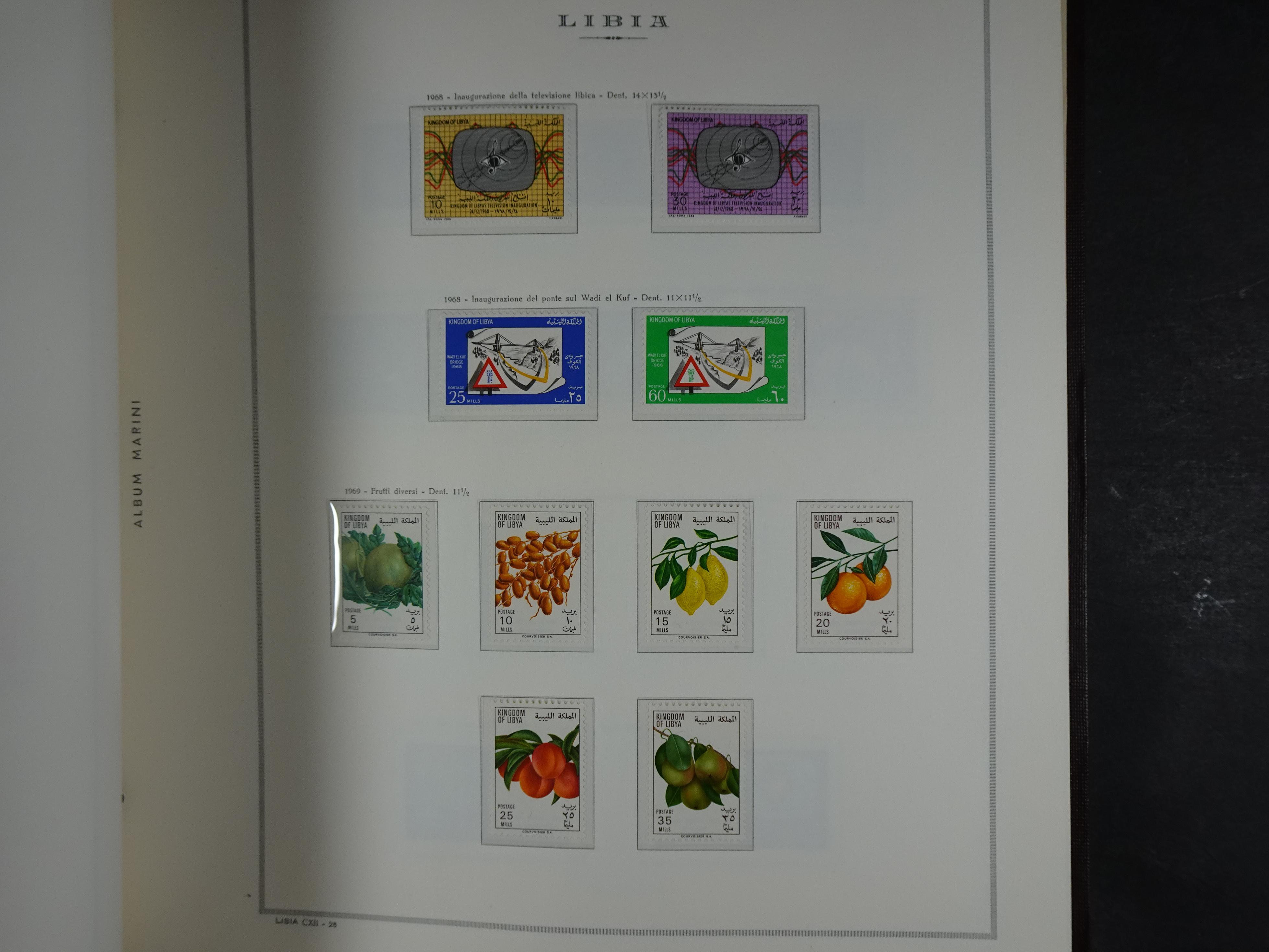 Bijna compleet verzameling Libië en Somalië vrijwel geheel postfris waar onder betere series erg schaars materiaal.  18