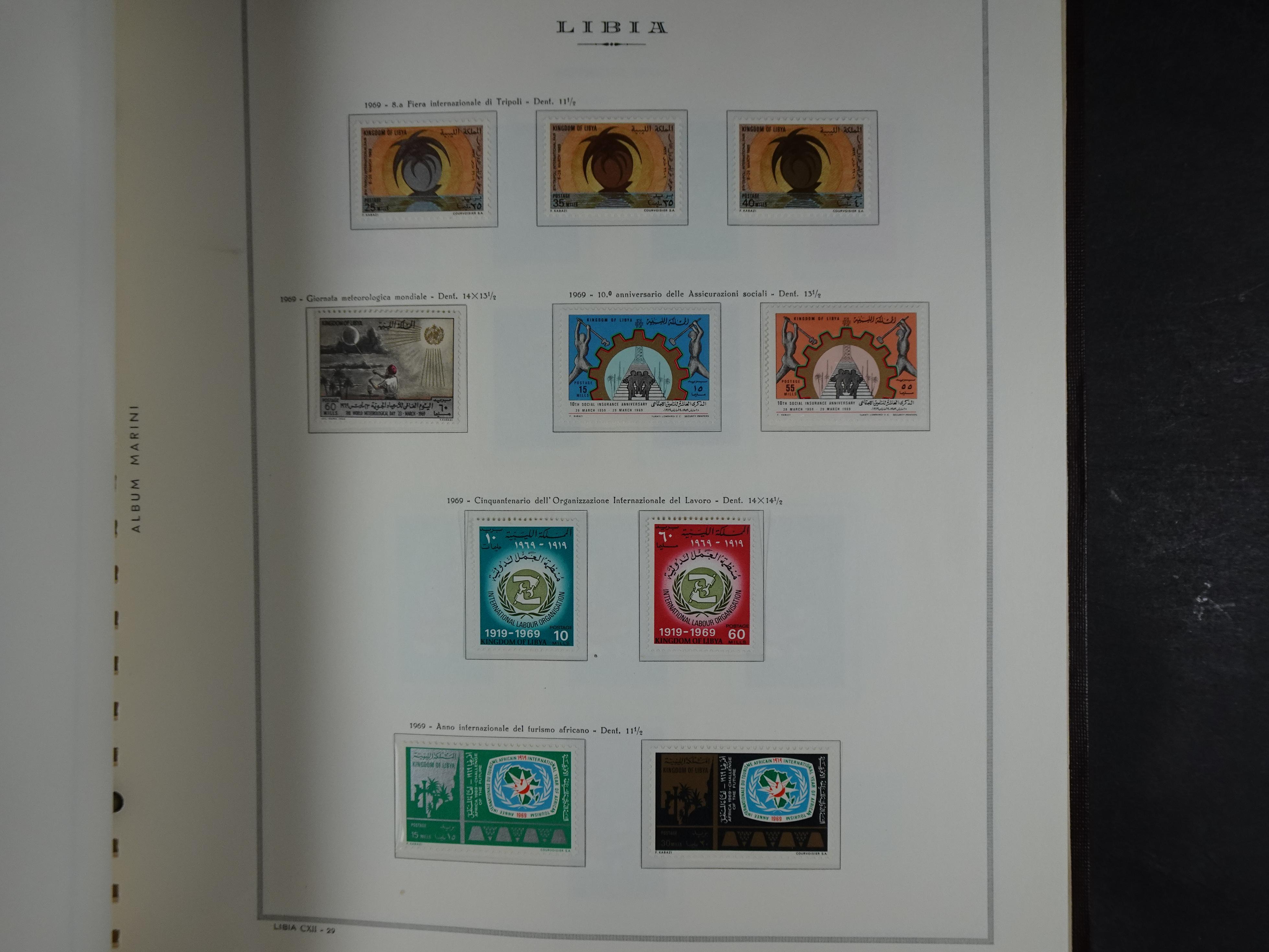 Bijna compleet verzameling Libië en Somalië vrijwel geheel postfris waar onder betere series erg schaars materiaal.  19