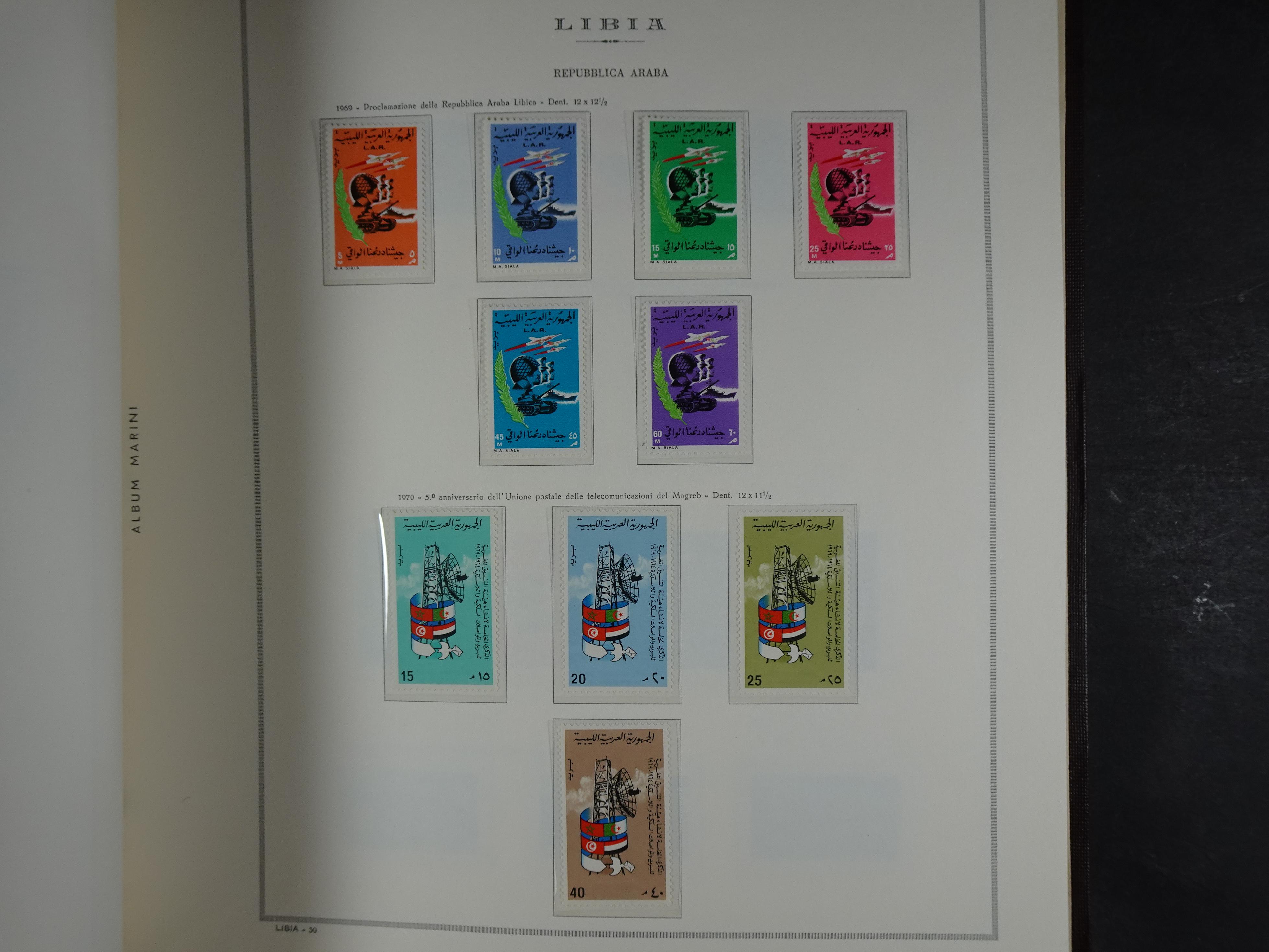 Bijna compleet verzameling Libië en Somalië vrijwel geheel postfris waar onder betere series erg schaars materiaal.  20