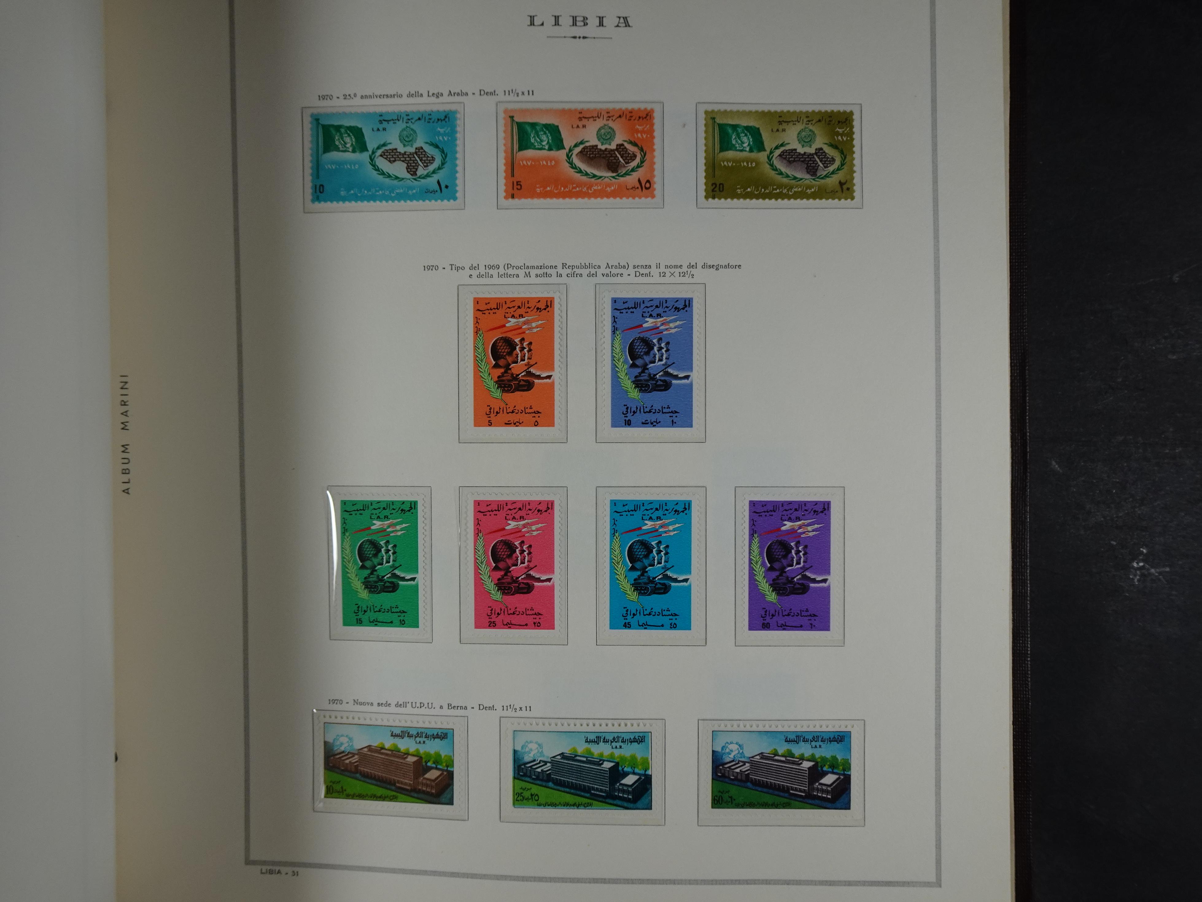 Bijna compleet verzameling Libië en Somalië vrijwel geheel postfris waar onder betere series erg schaars materiaal.  21